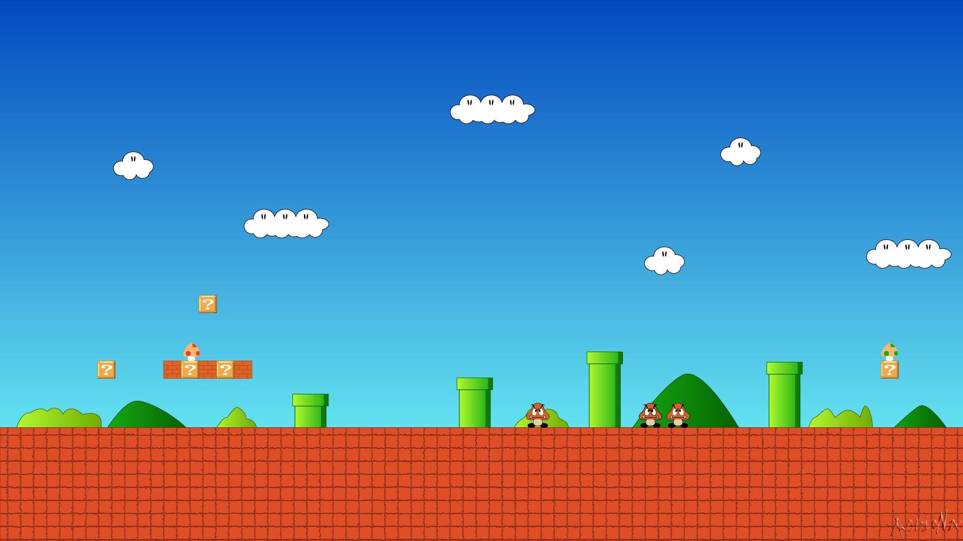 8 Bit Mario Wallpapers