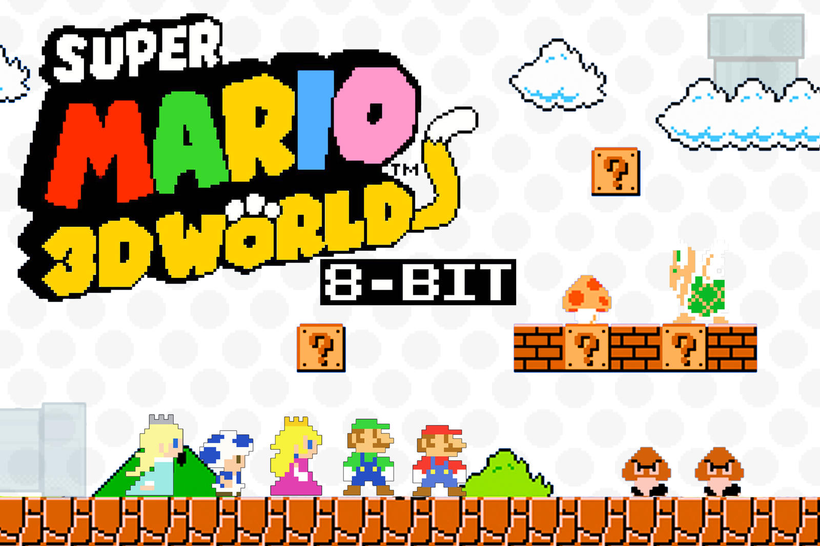 8 Bit Mario Wallpapers