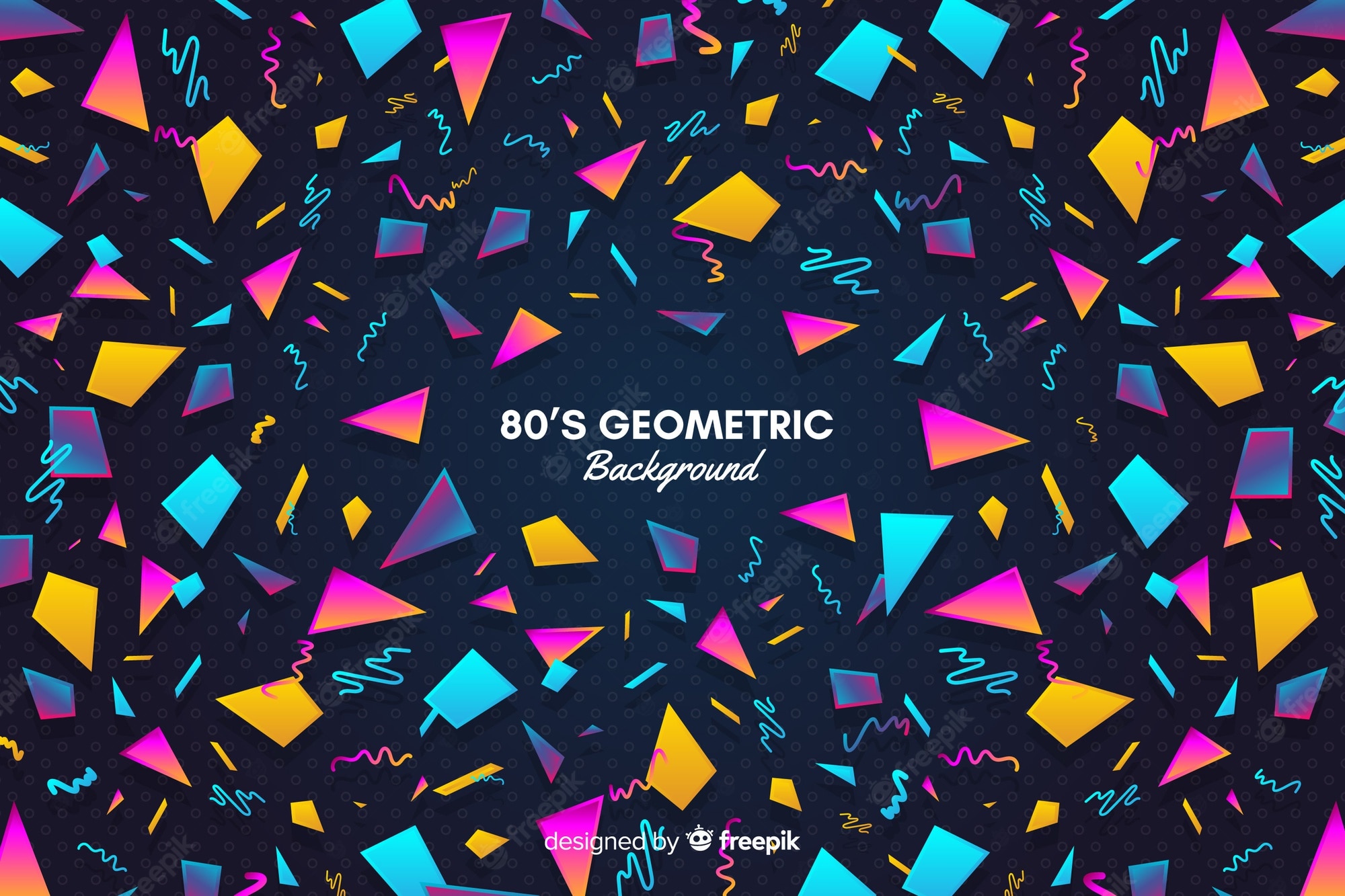 80S Geometric Wallpapers