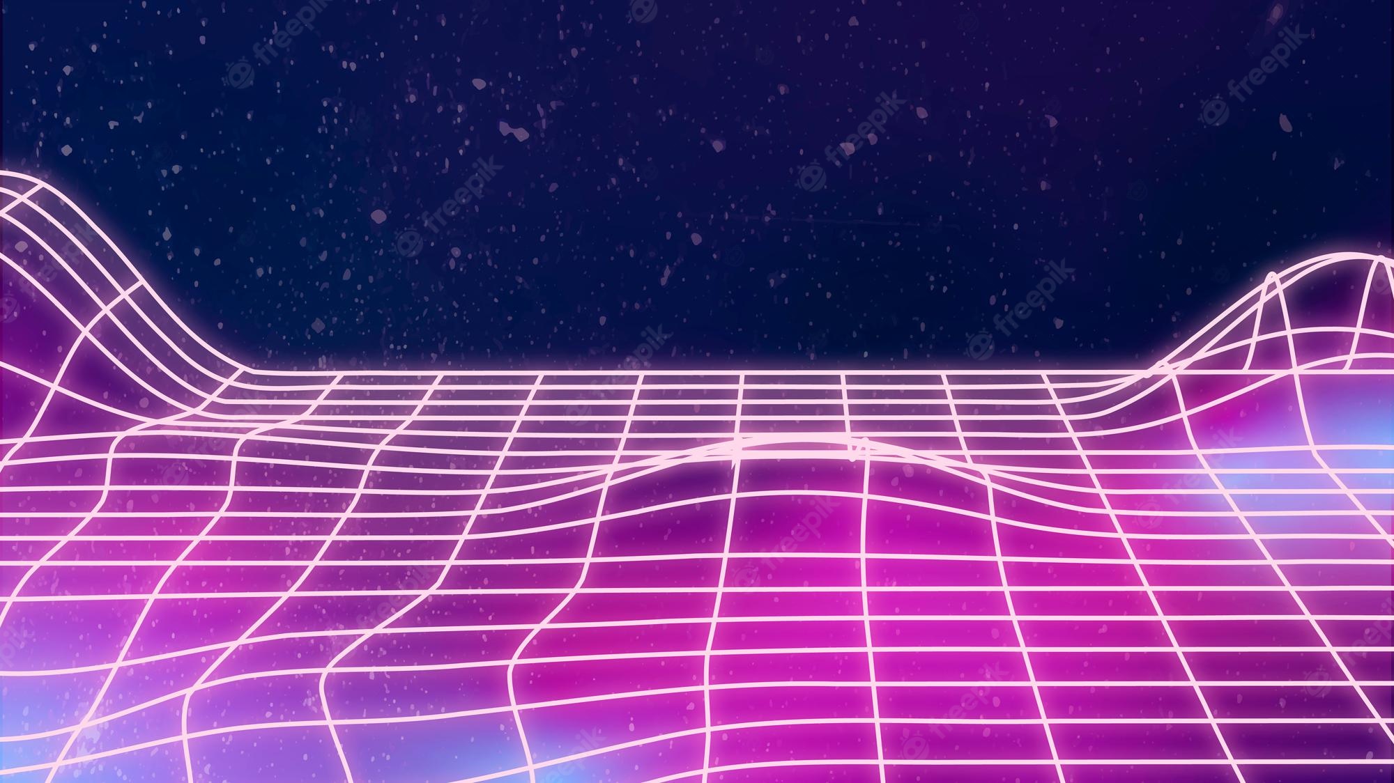 80S Neon Patterns Wallpapers