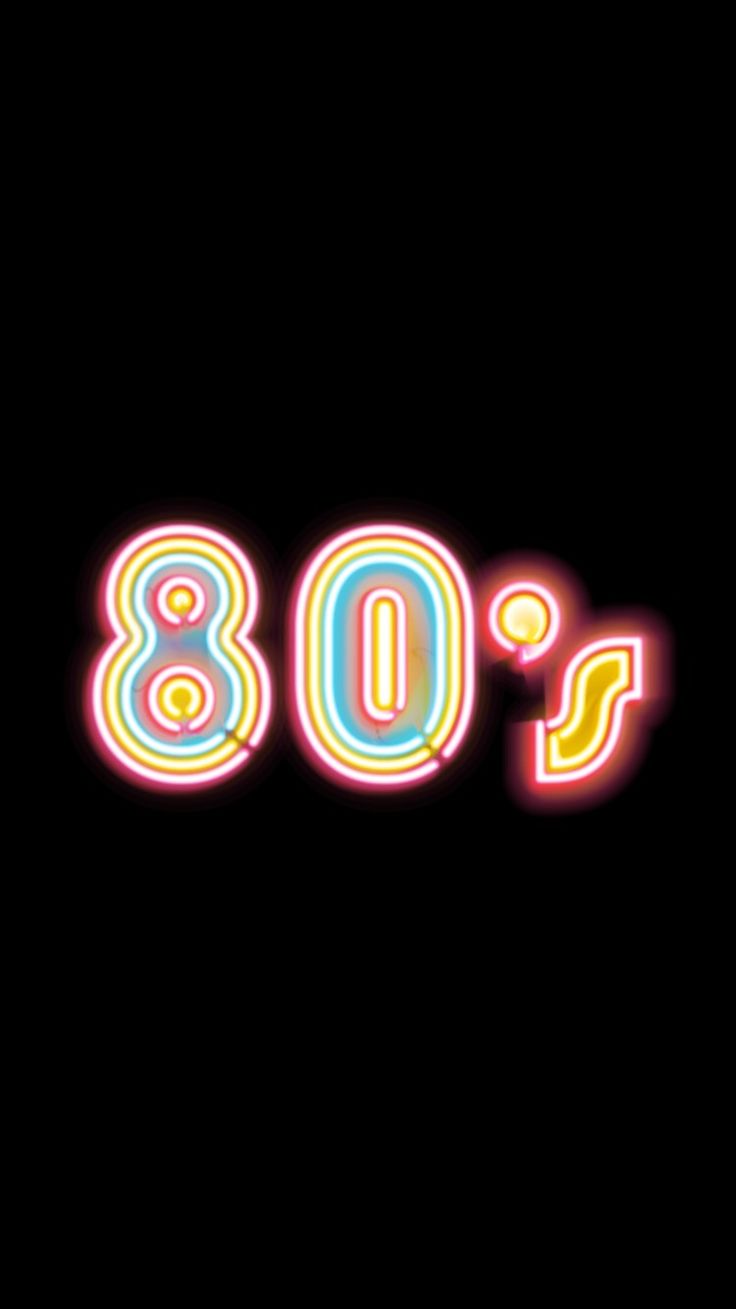 80S Retro Neon Light Wallpapers