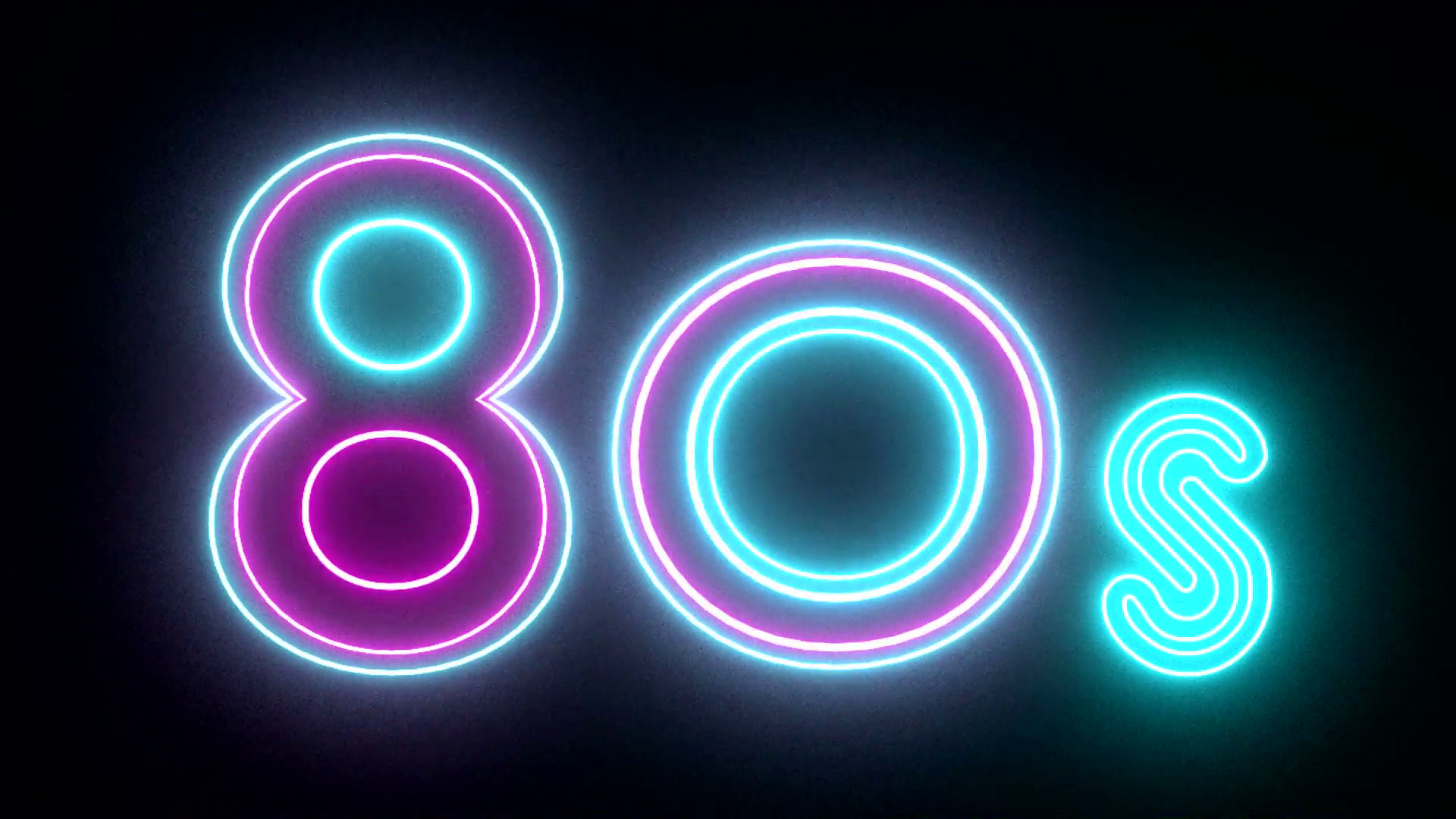 80S Retro Neon Light Wallpapers