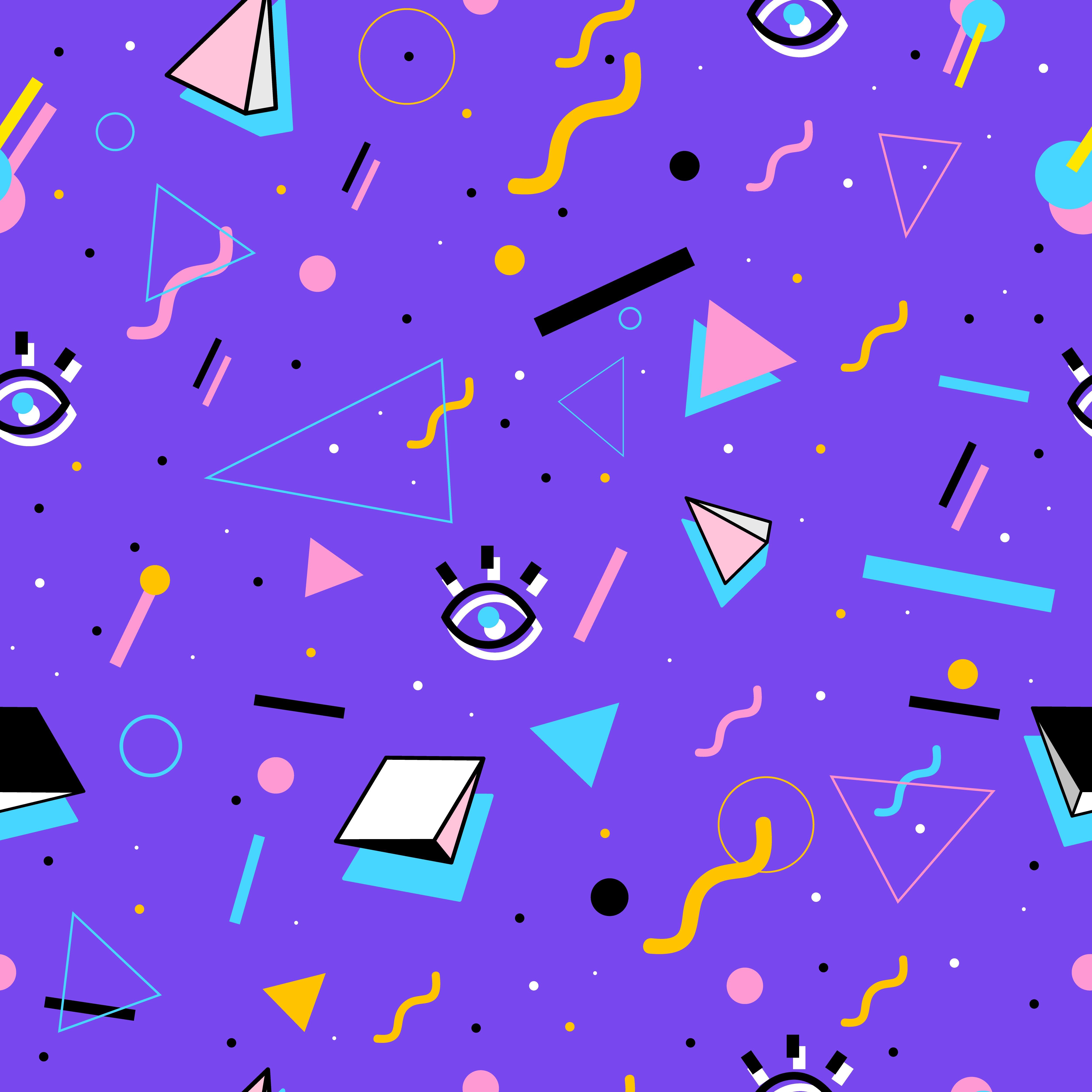 80S Shapes Wallpapers