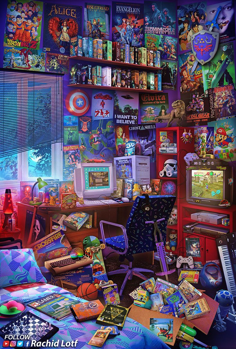 90S Aesthetic RoomWallpapers