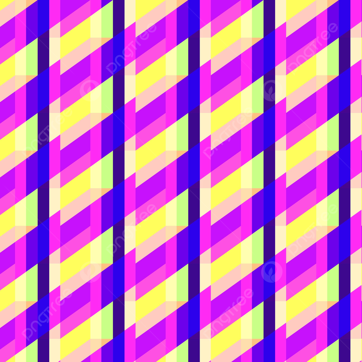 90S Neon Geometric Wallpapers
