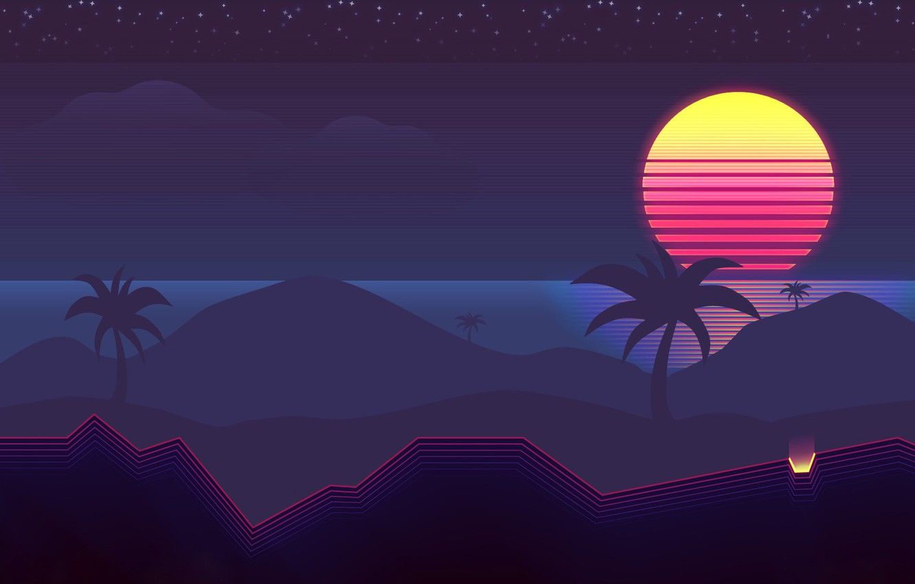 90S Retro Wave Wallpapers