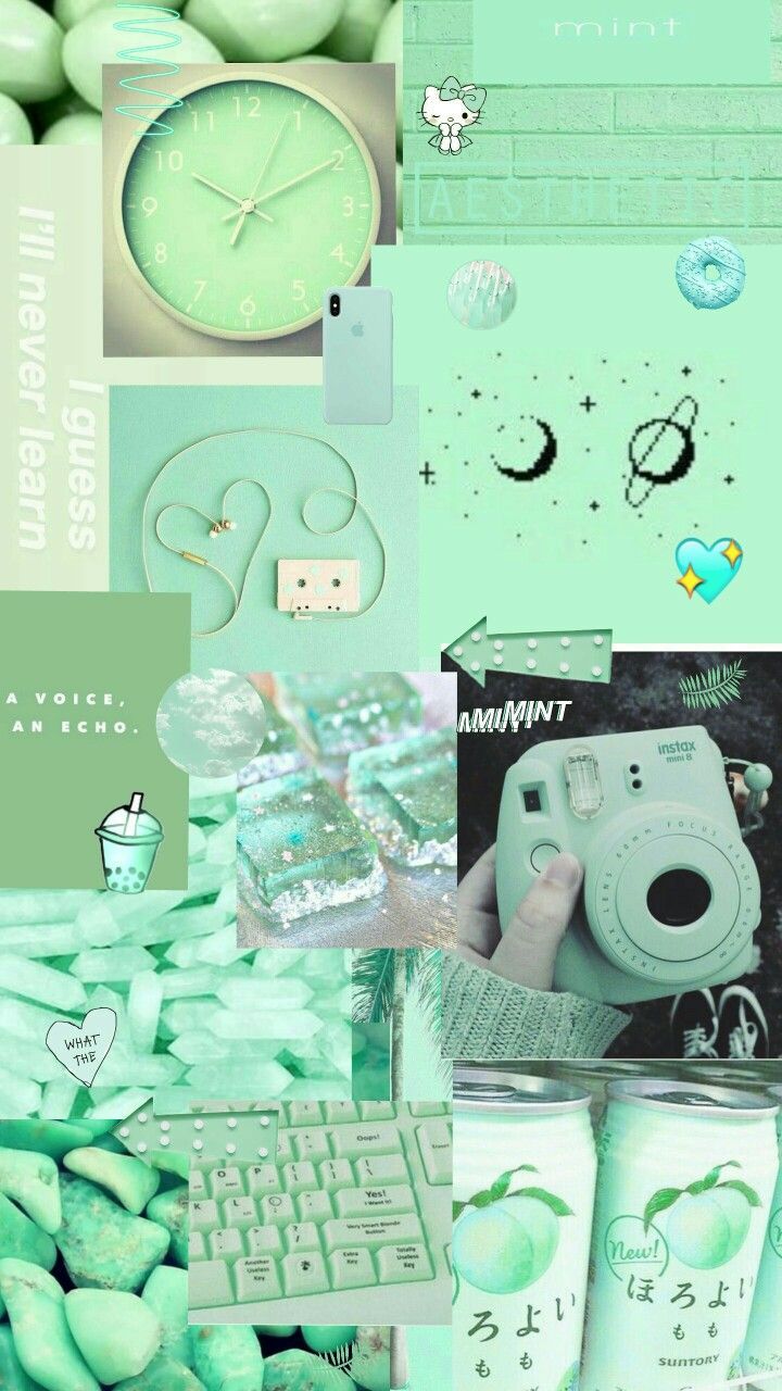 Vintage Mint Background