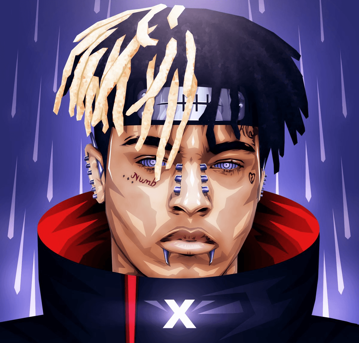 1080X1080 Xxxtentacion Anime Wallpapers