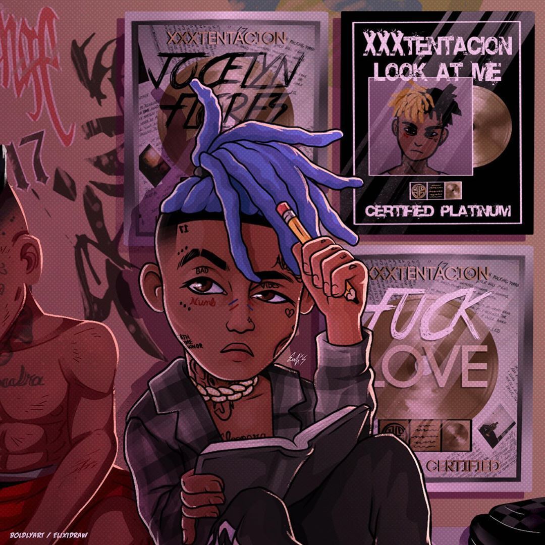 1080X1080 Xxxtentacion Anime Wallpapers