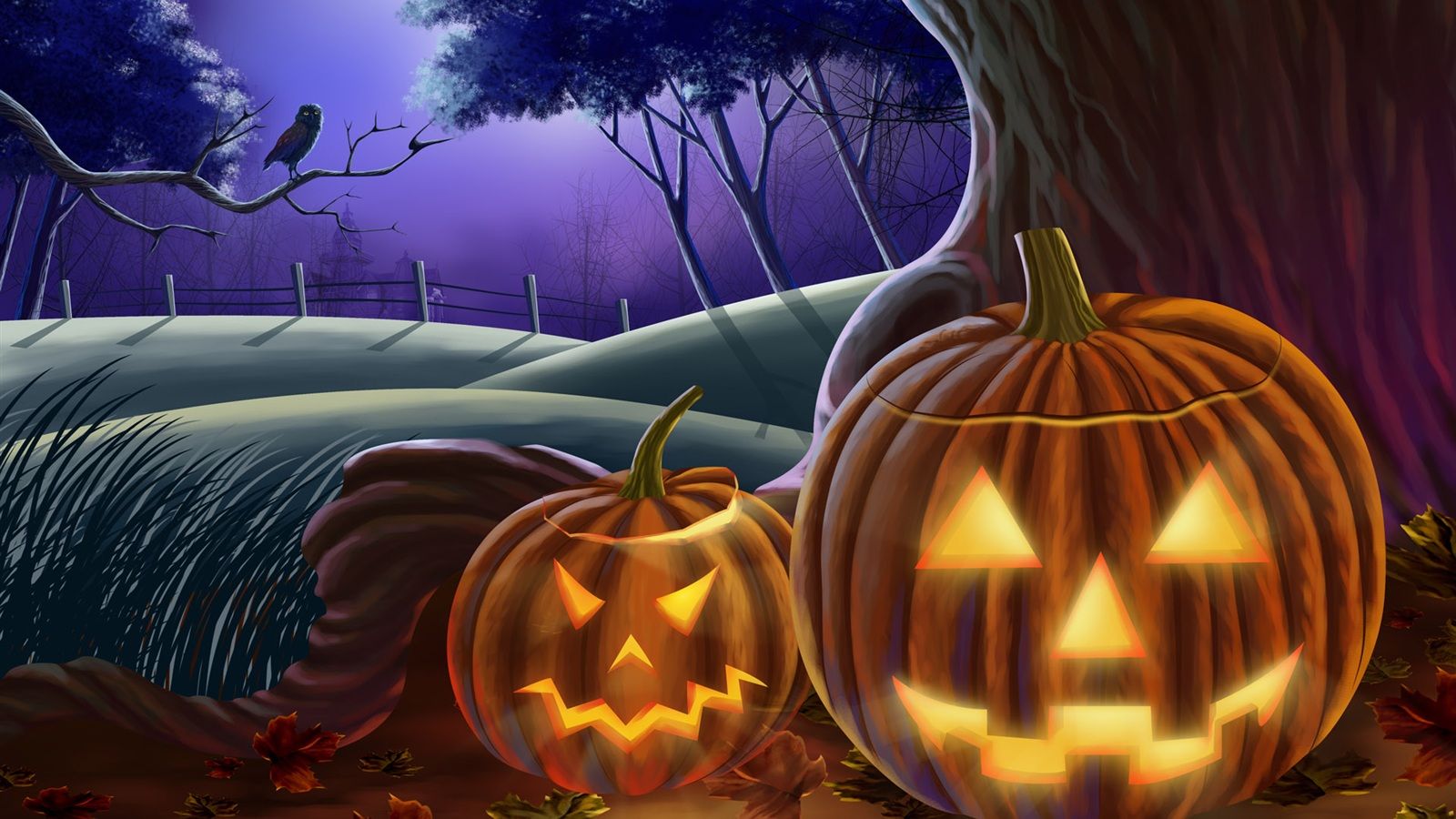 1600 X 900 Halloween Wallpapers