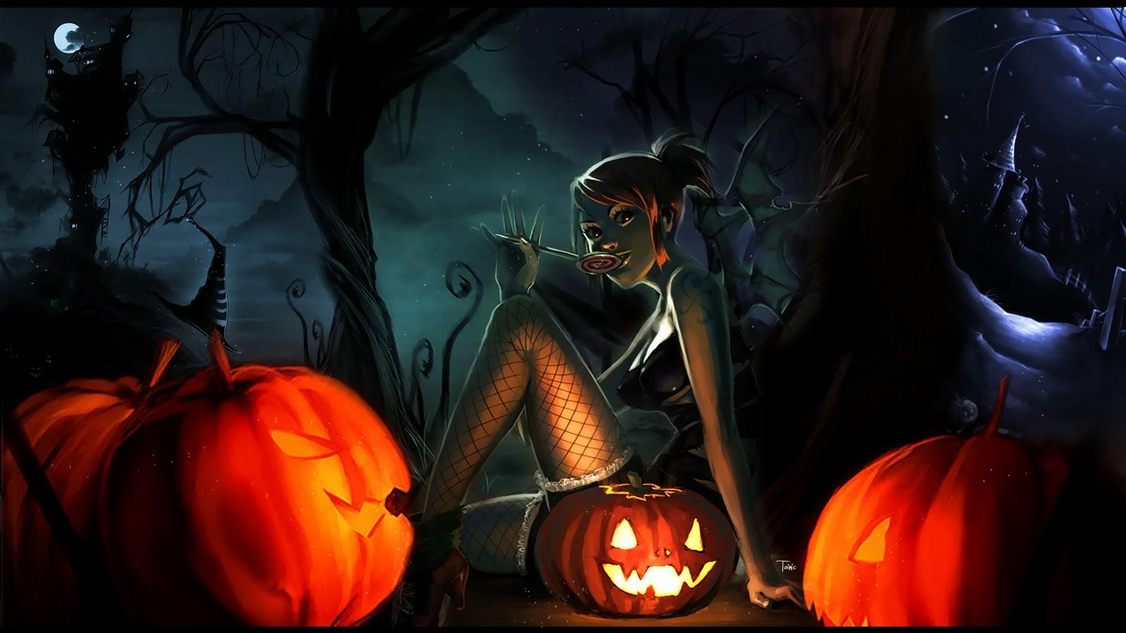 1600 X 900 Halloween Wallpapers