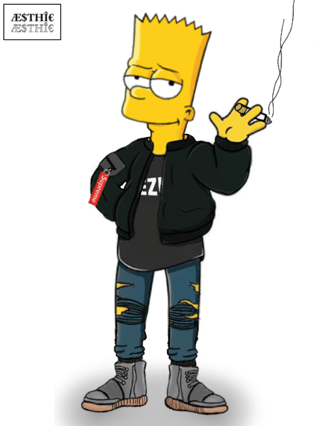 160X220 Bart Simpson Supreme Wallpapers