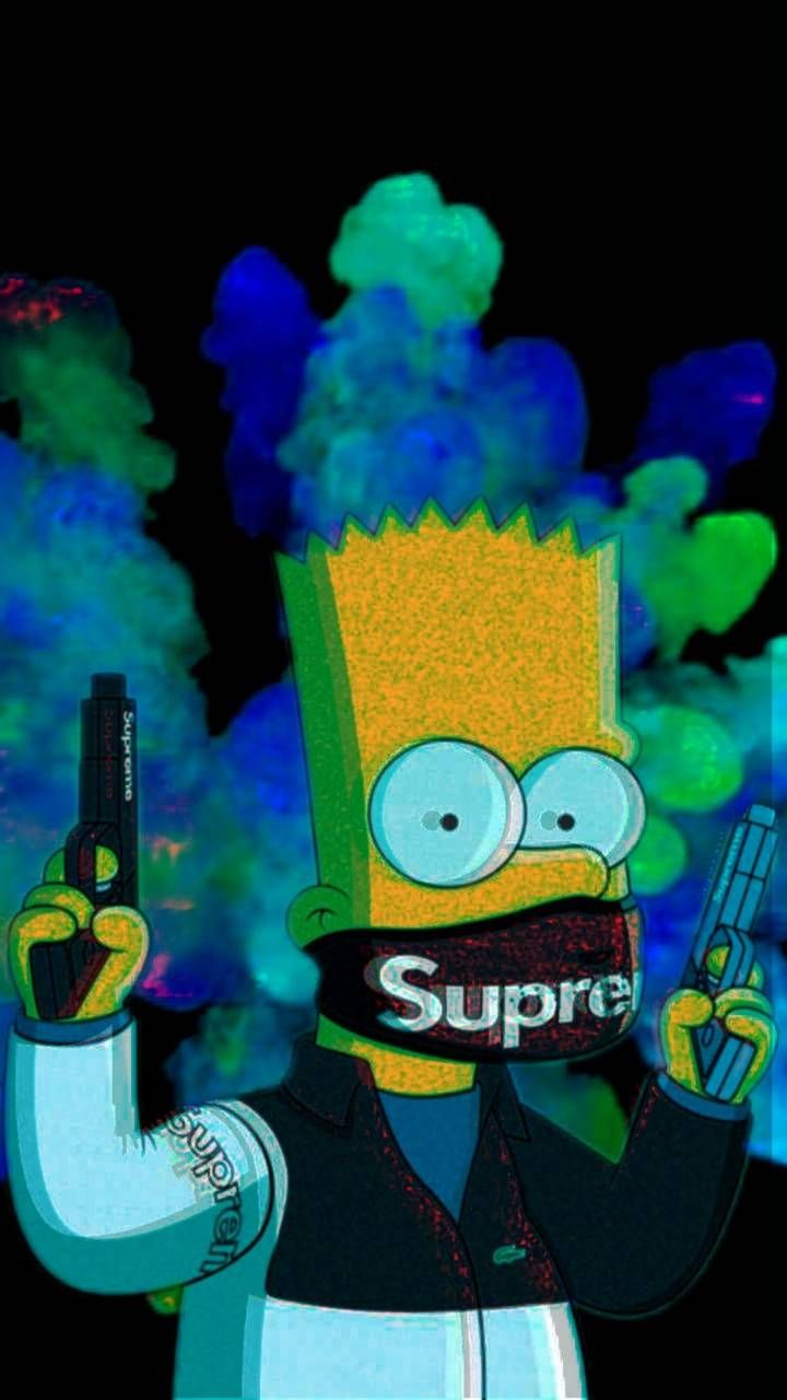 160X220 Bart Simpson Supreme Wallpapers