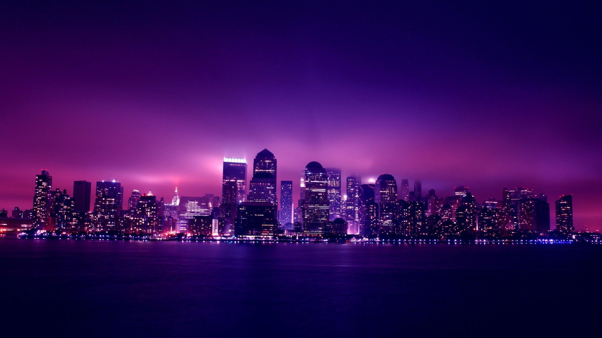 2048X1152 Purple Aesthetic Wallpapers