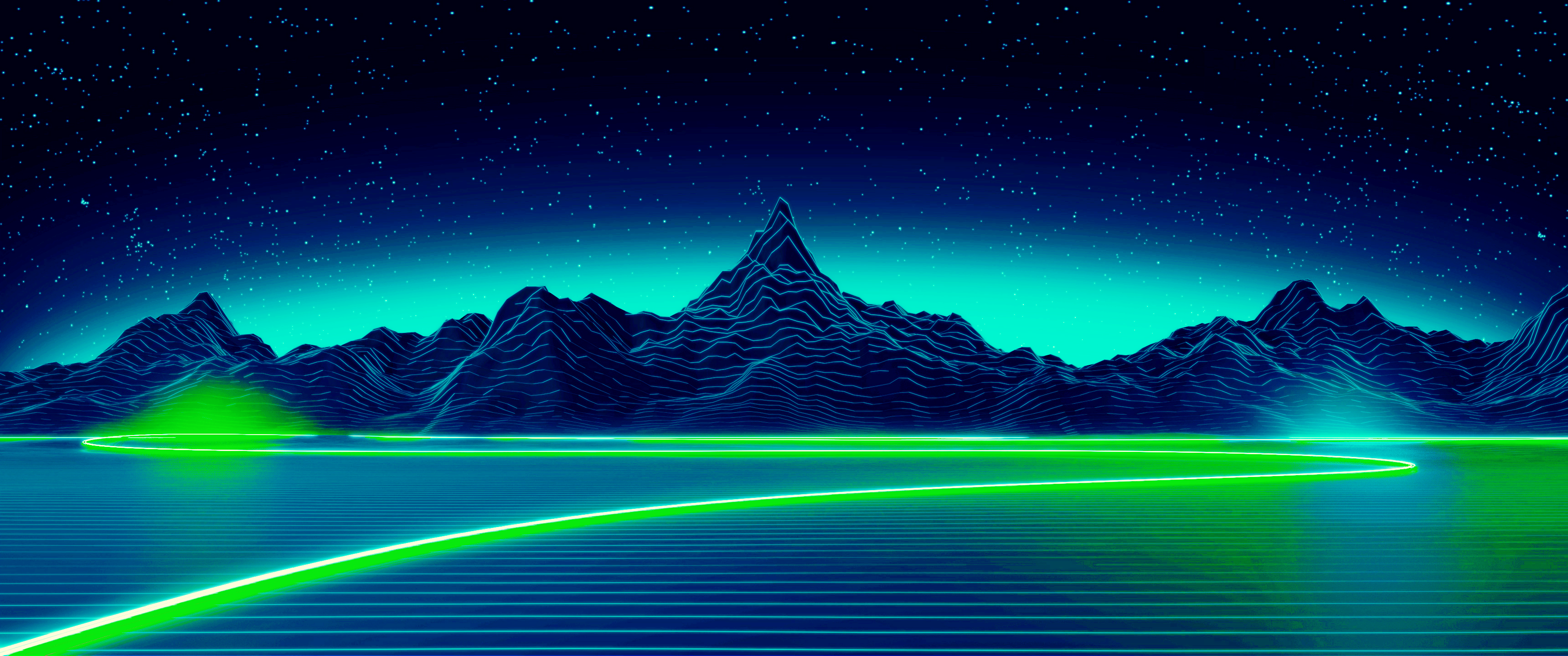 3440X1440 Neon Wallpapers