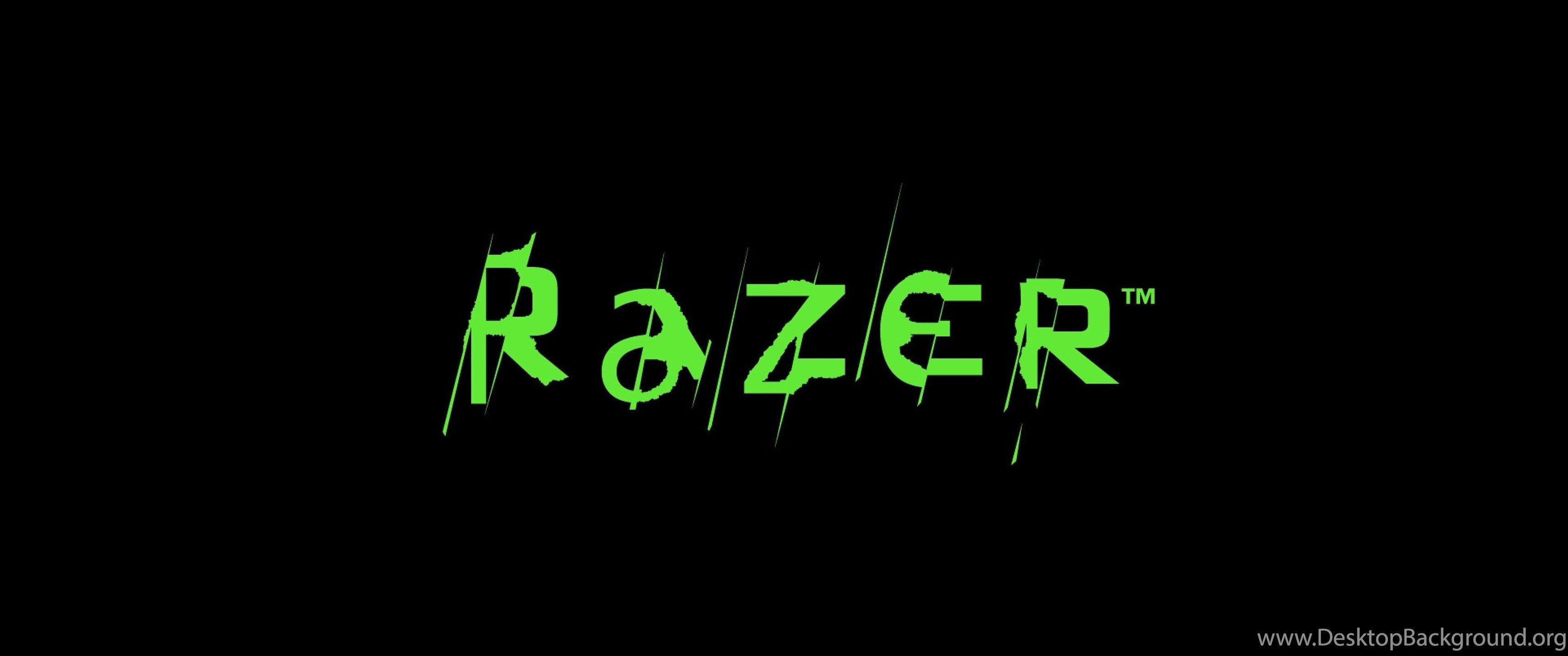 3440X1440 Razer Green Wallpapers