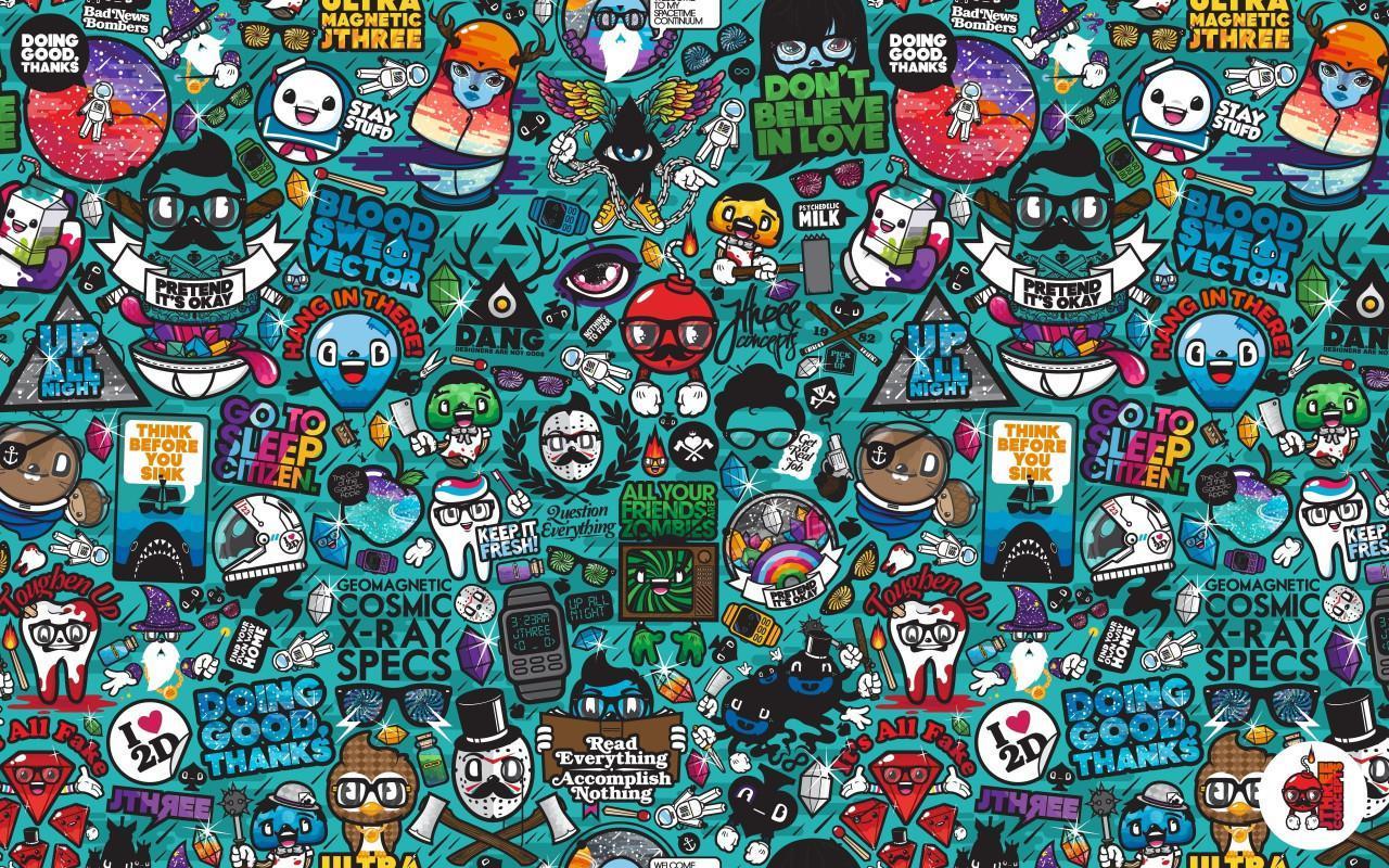 4K Doodle Wallpapers
