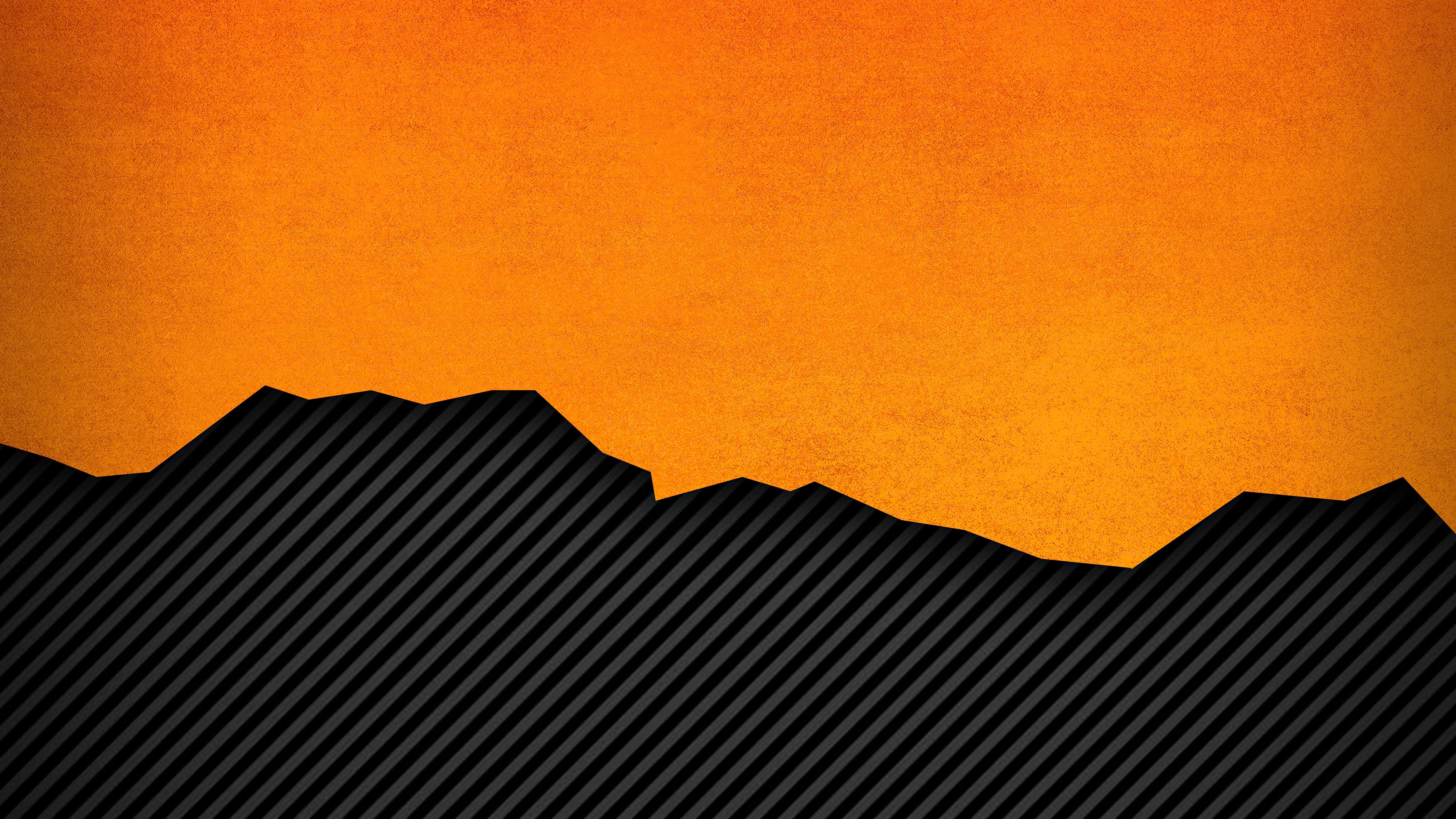 4K Orange Black Wallpapers