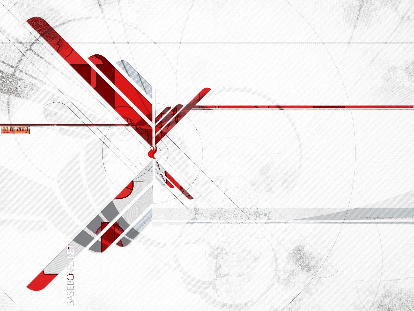 4K Red White Abstract Wallpapers