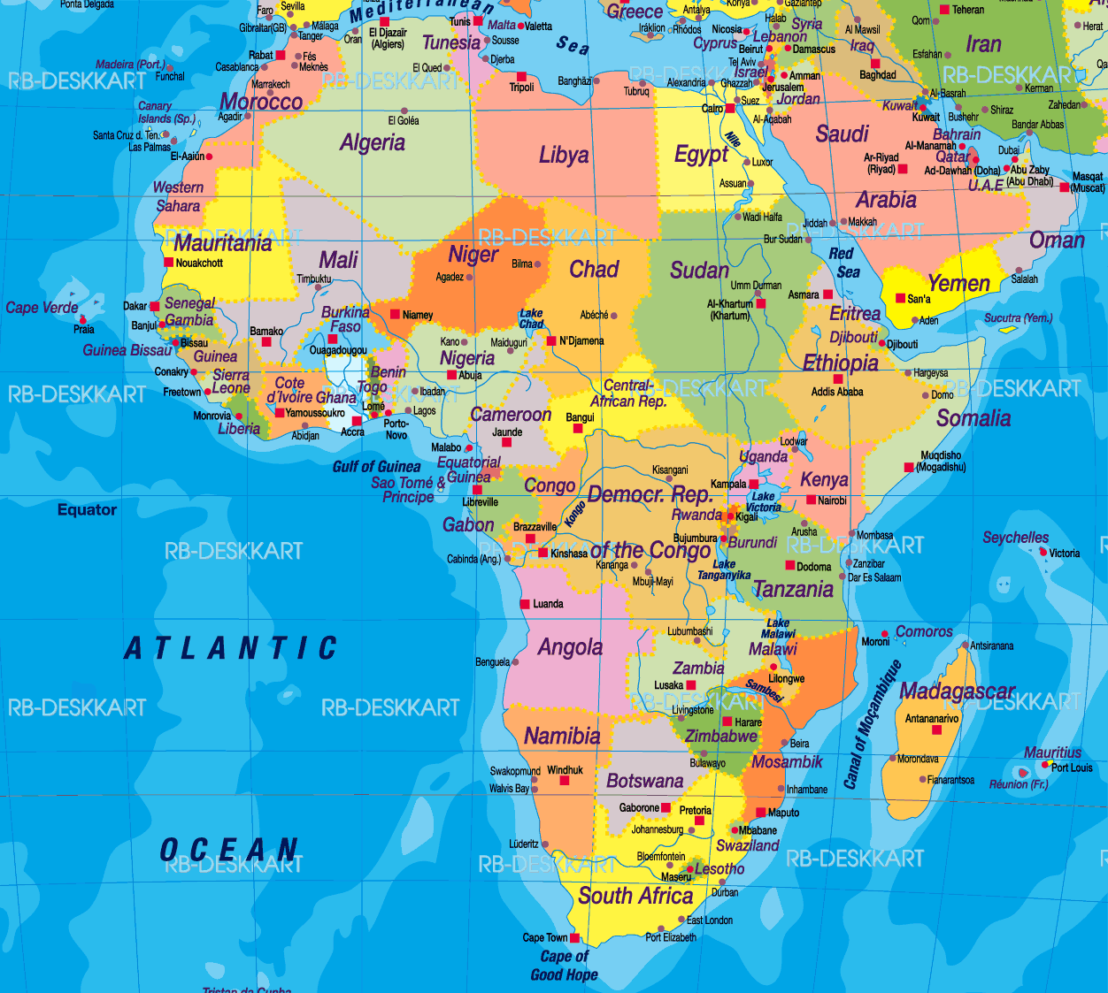 African Continent Wallpapers