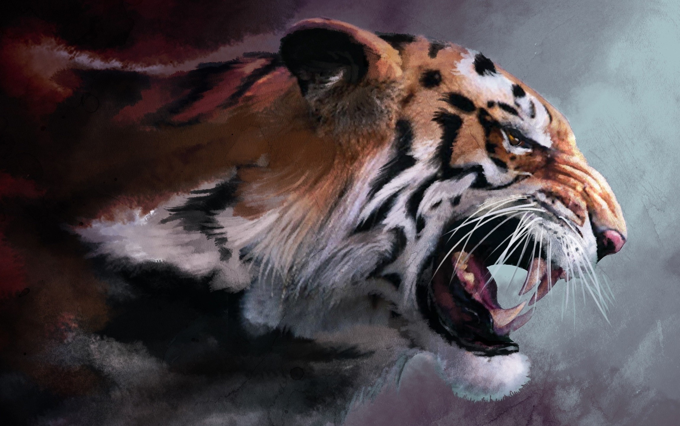 Aggressive Tiger Wallpapers