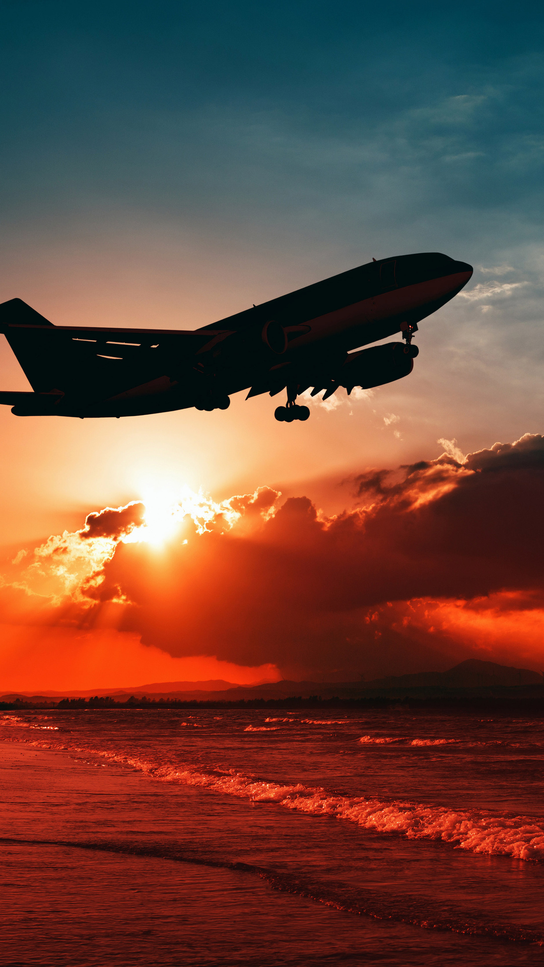 Airplane Sunset Wallpapers