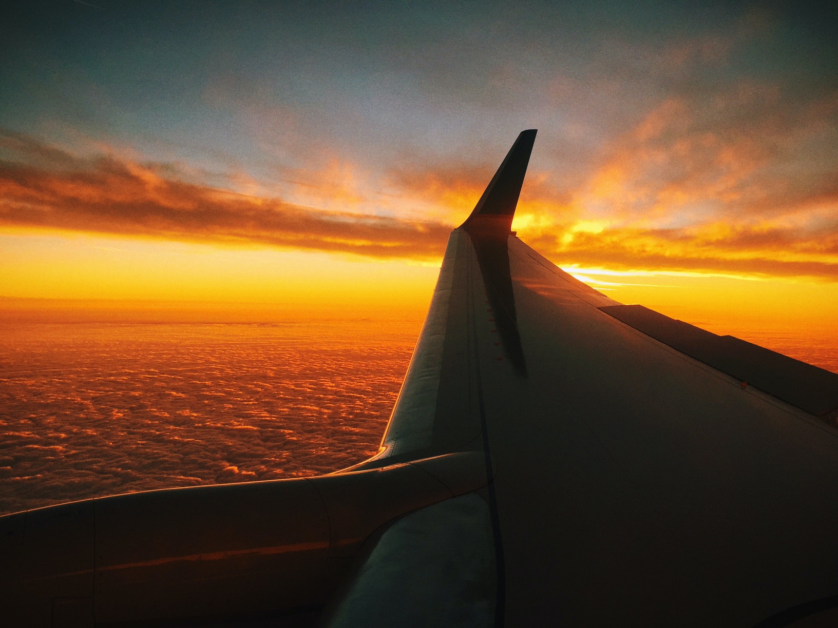 Airplane Sunset Wallpapers