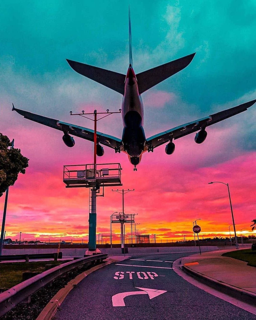 Airplane Sunset Wallpapers