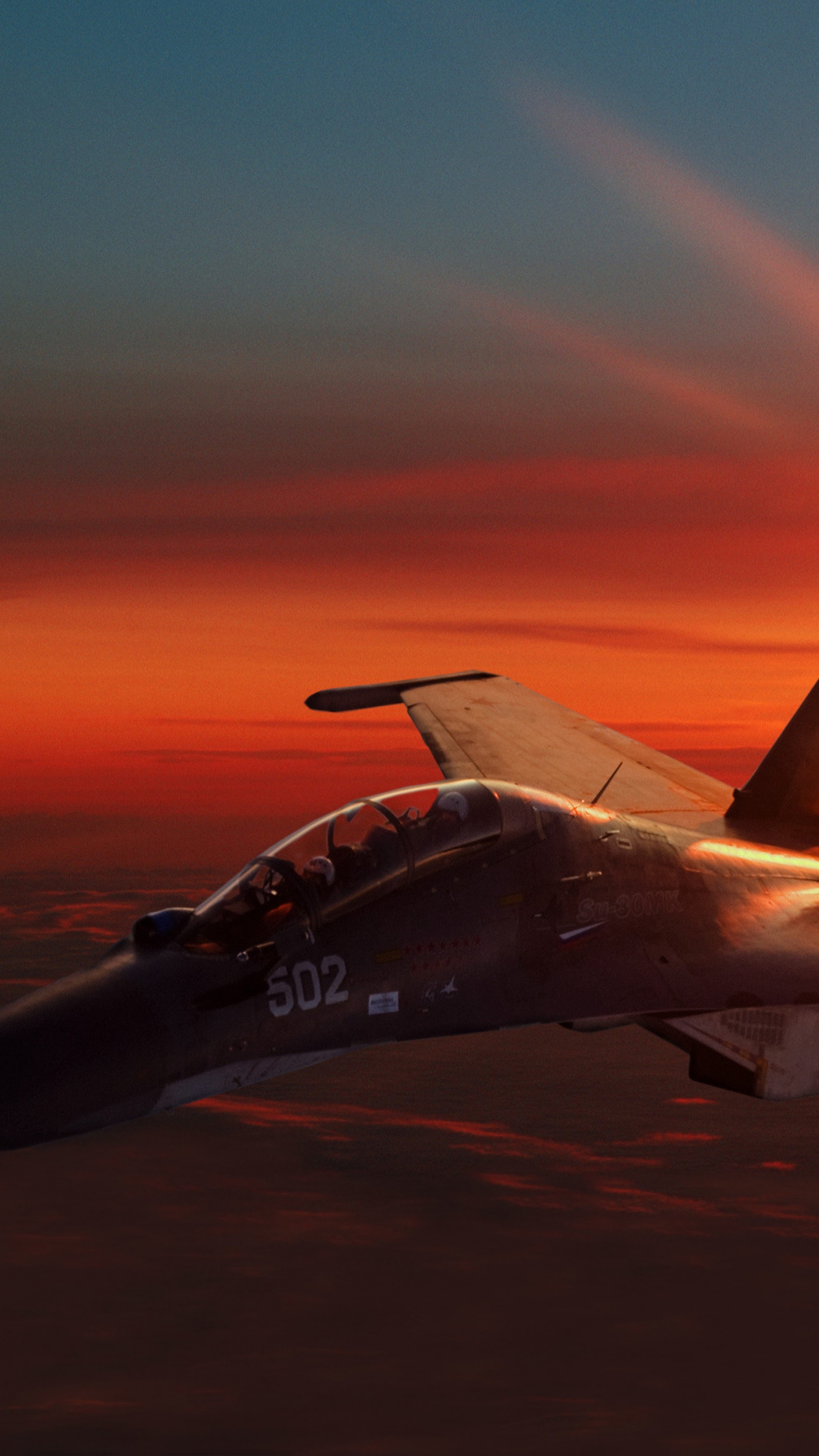 Airplane Sunset Wallpapers