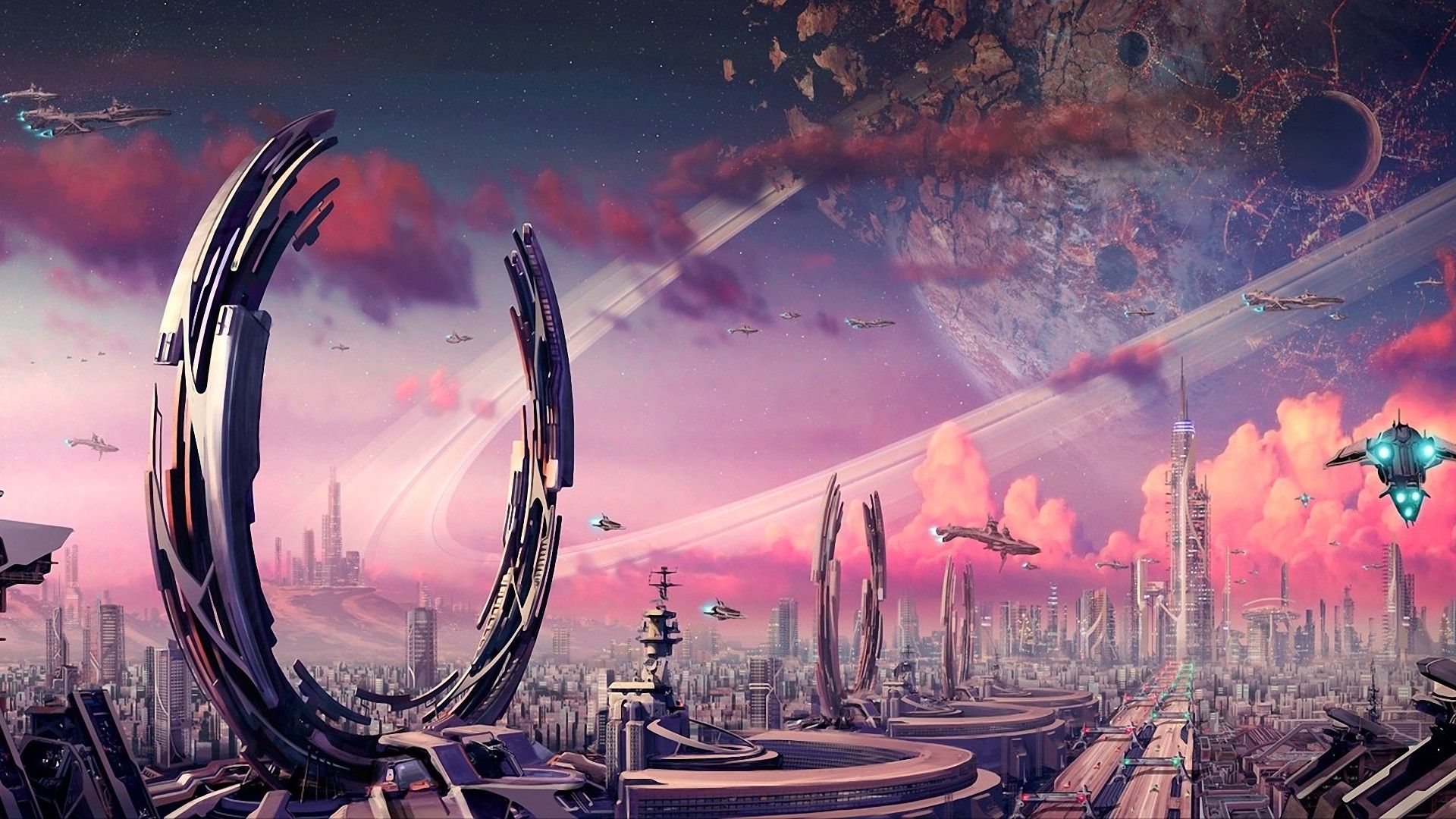 Alien City Wallpapers