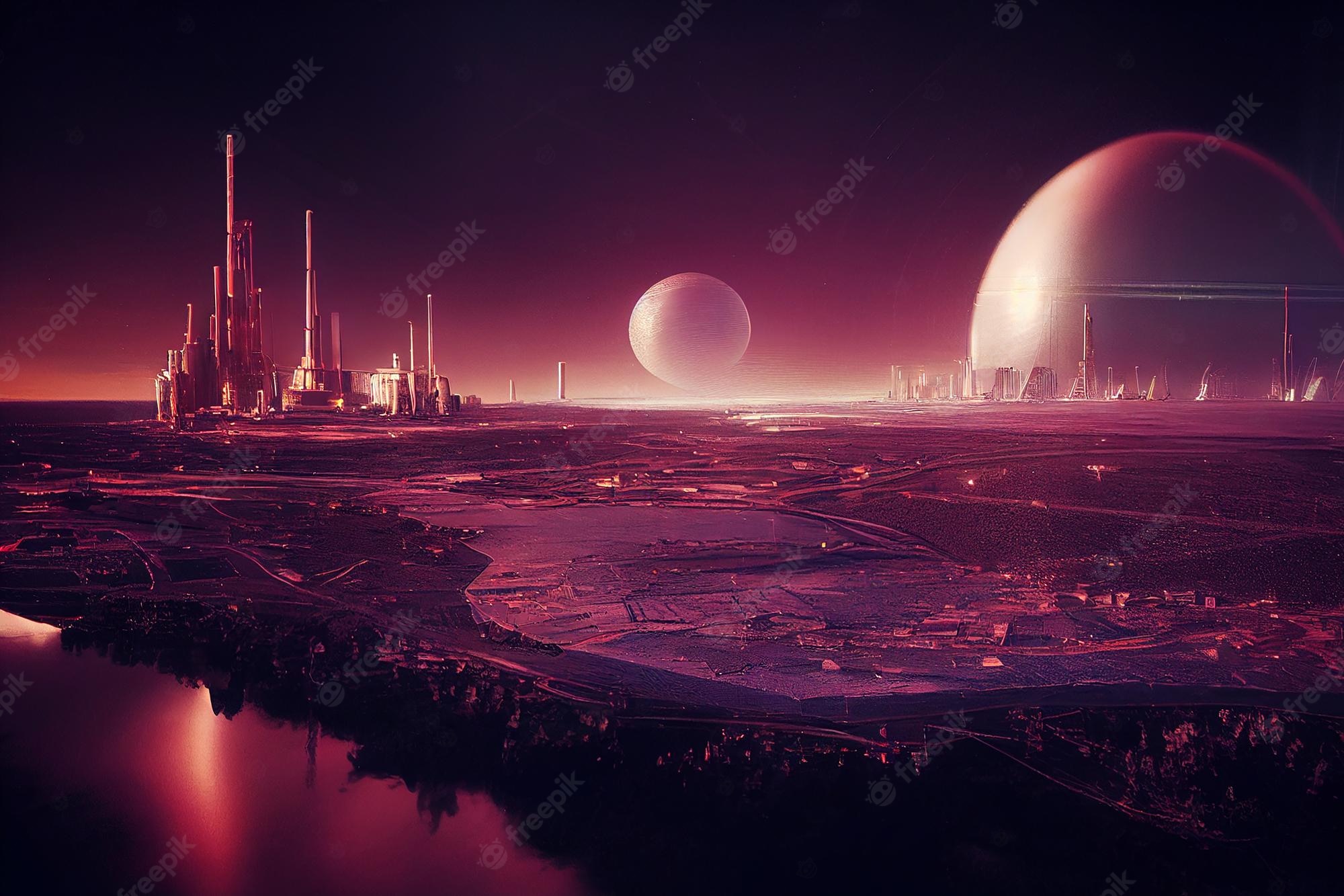 Alien City Wallpapers