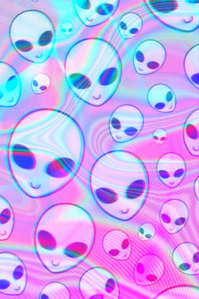 Alien Holographic Wallpapers