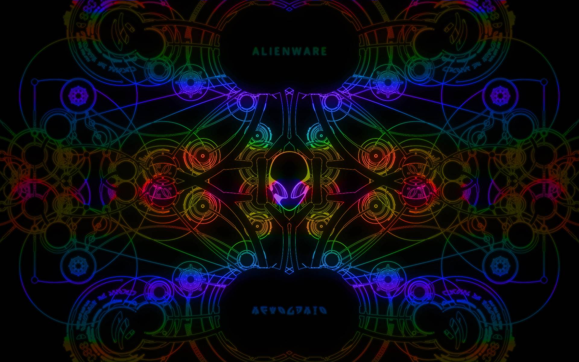 Alienware Rainbow Theme Wallpapers