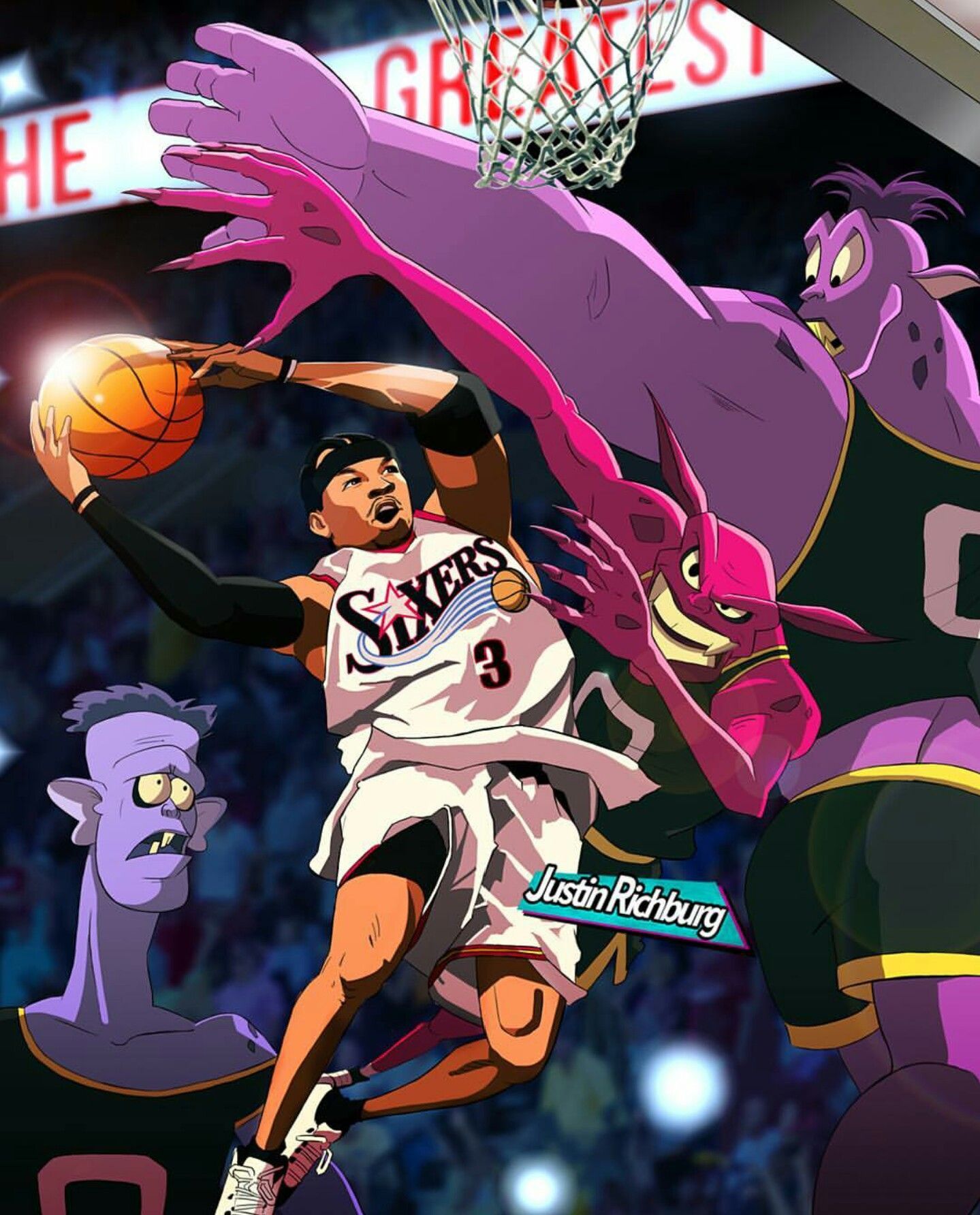 Allen Iverson Cartoon Wallpapers