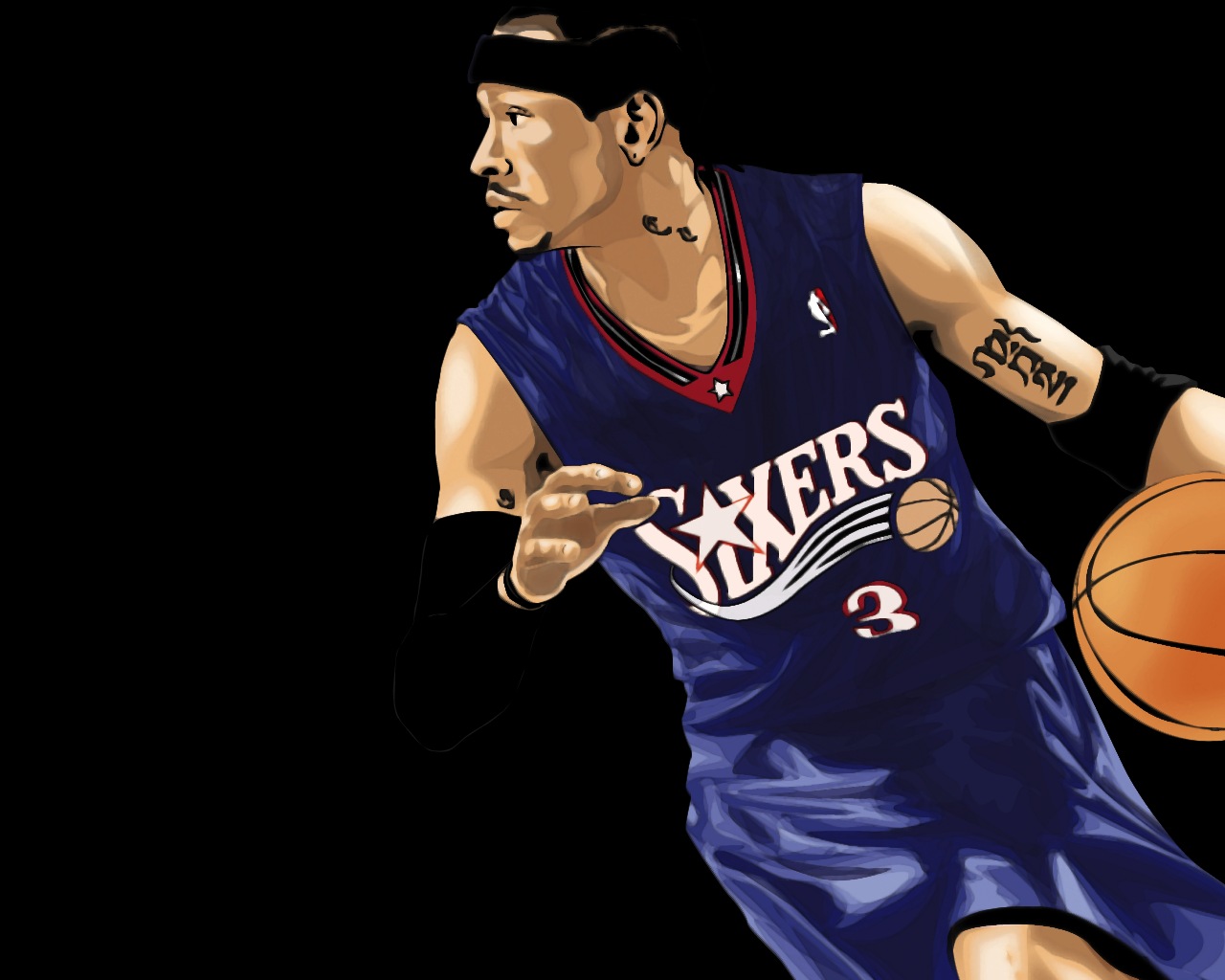 Allen Iverson Cartoon Wallpapers