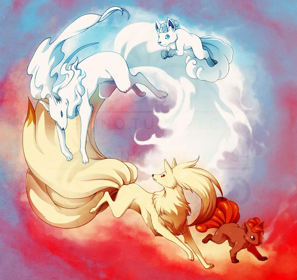 Alolan Ninetales Fanart Wallpapers