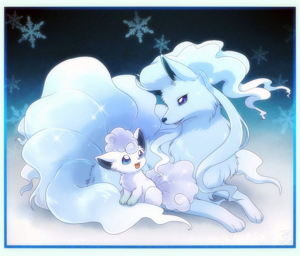 Alolan Ninetales Fanart Wallpapers