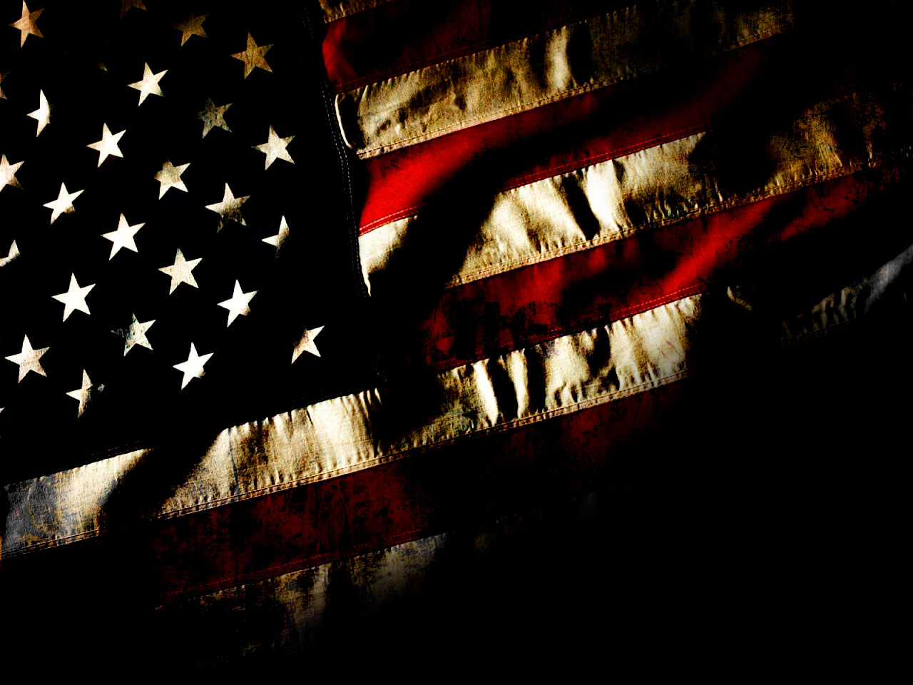 American Flag Fading Wallpapers