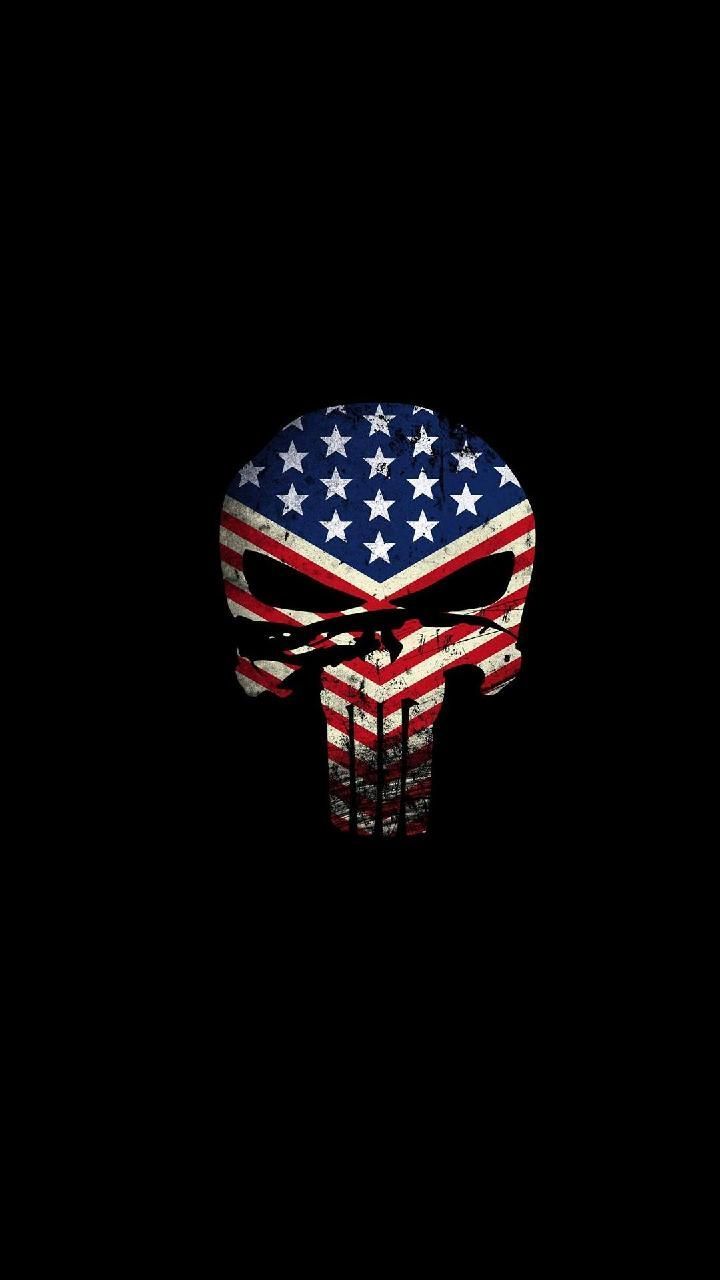 American Flag Skull Wallpapers