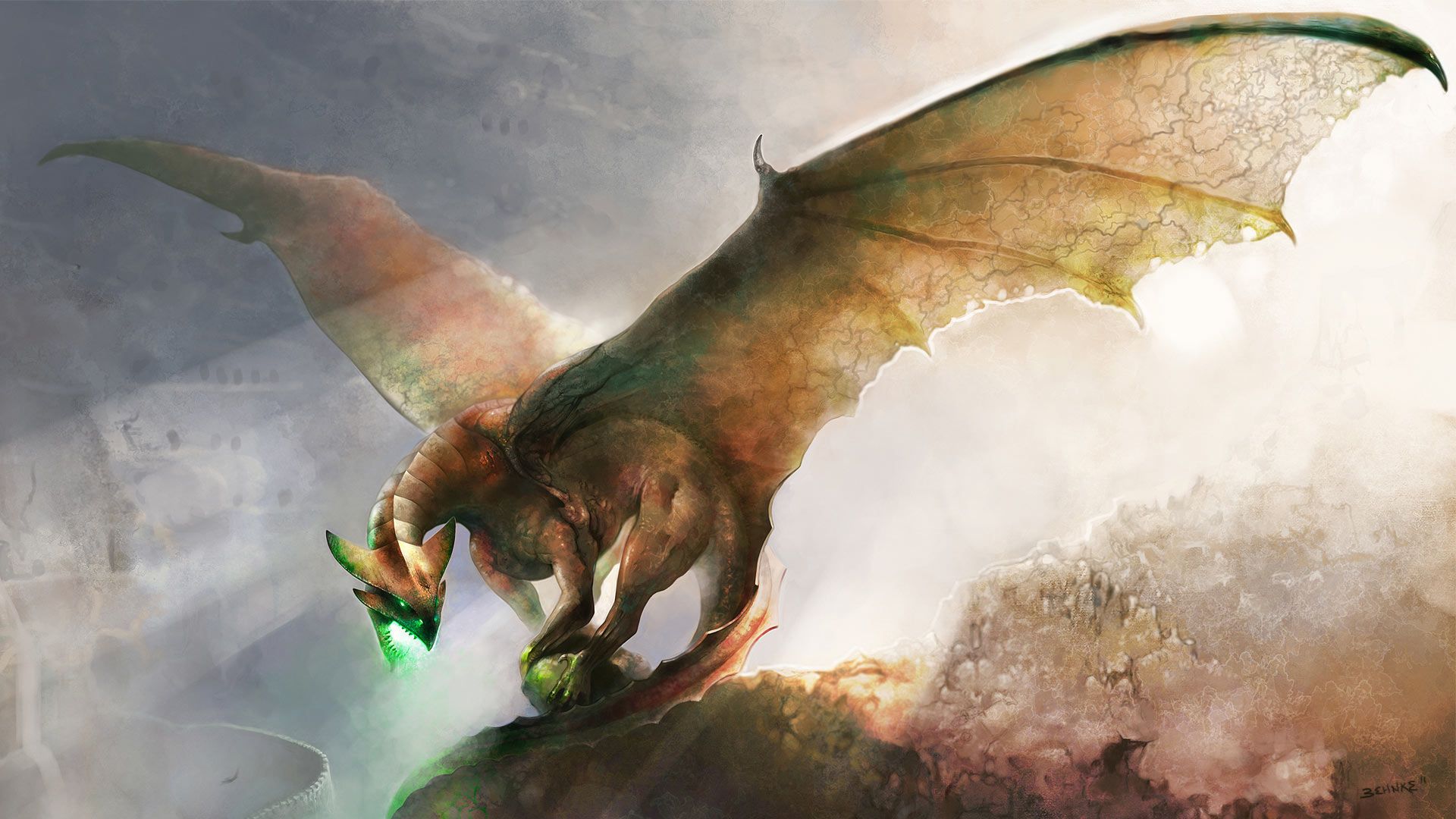 Ancient Copper Dragon Wallpapers