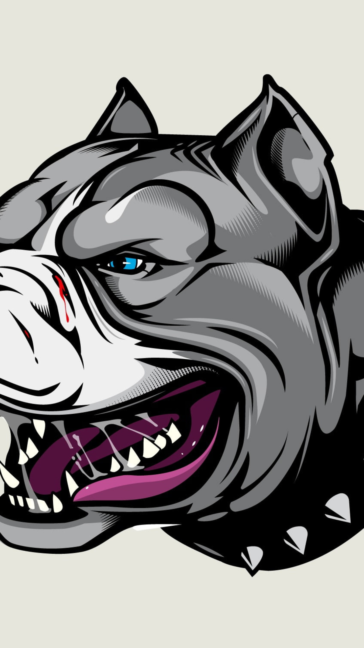 Angry Pitbull Dog Wallpapers