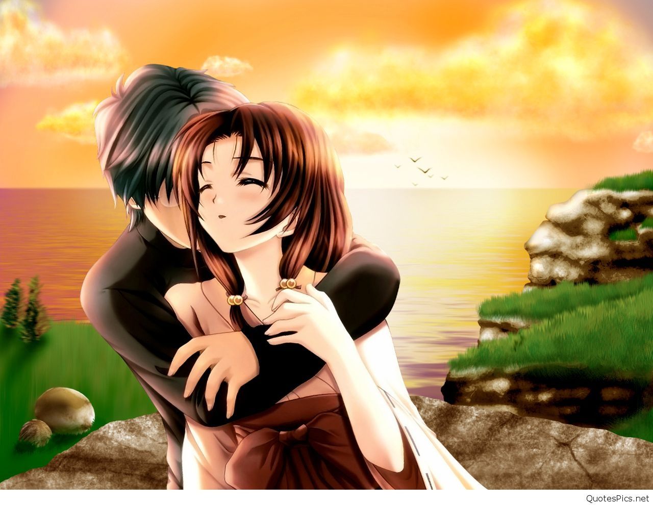 Animated Couple Images Wallpapers