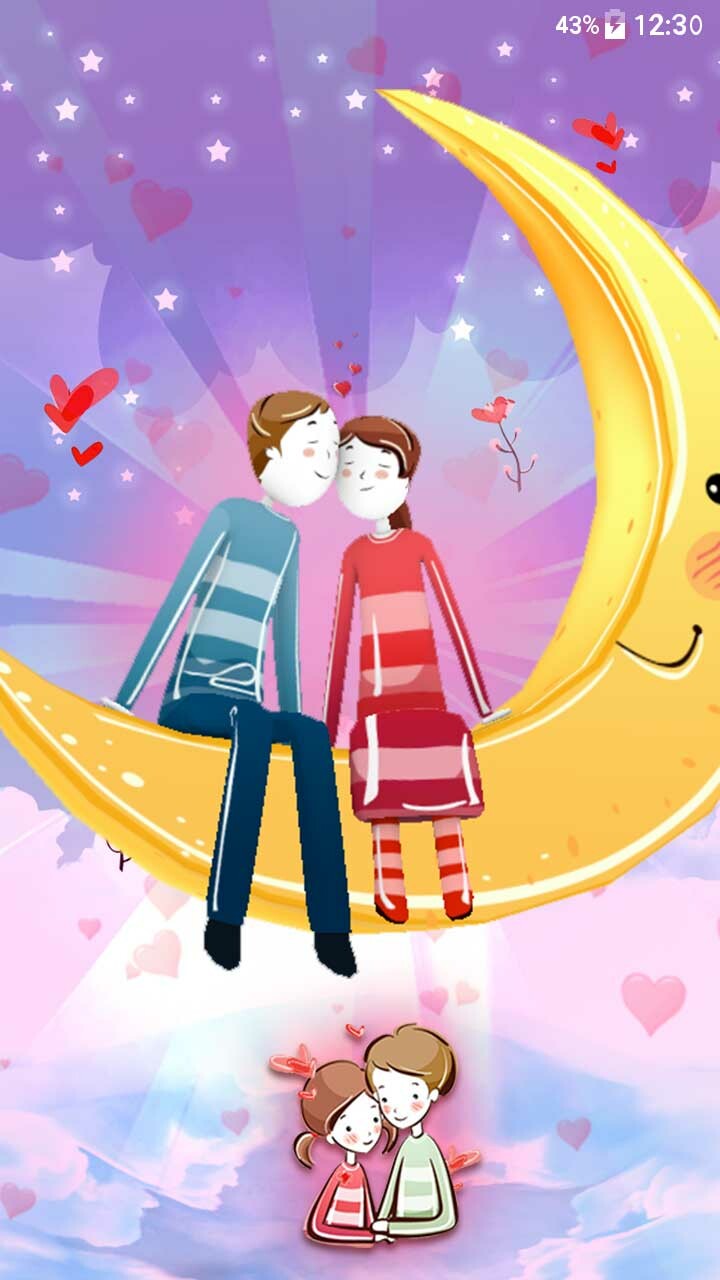 Animated Couple Images Wallpapers