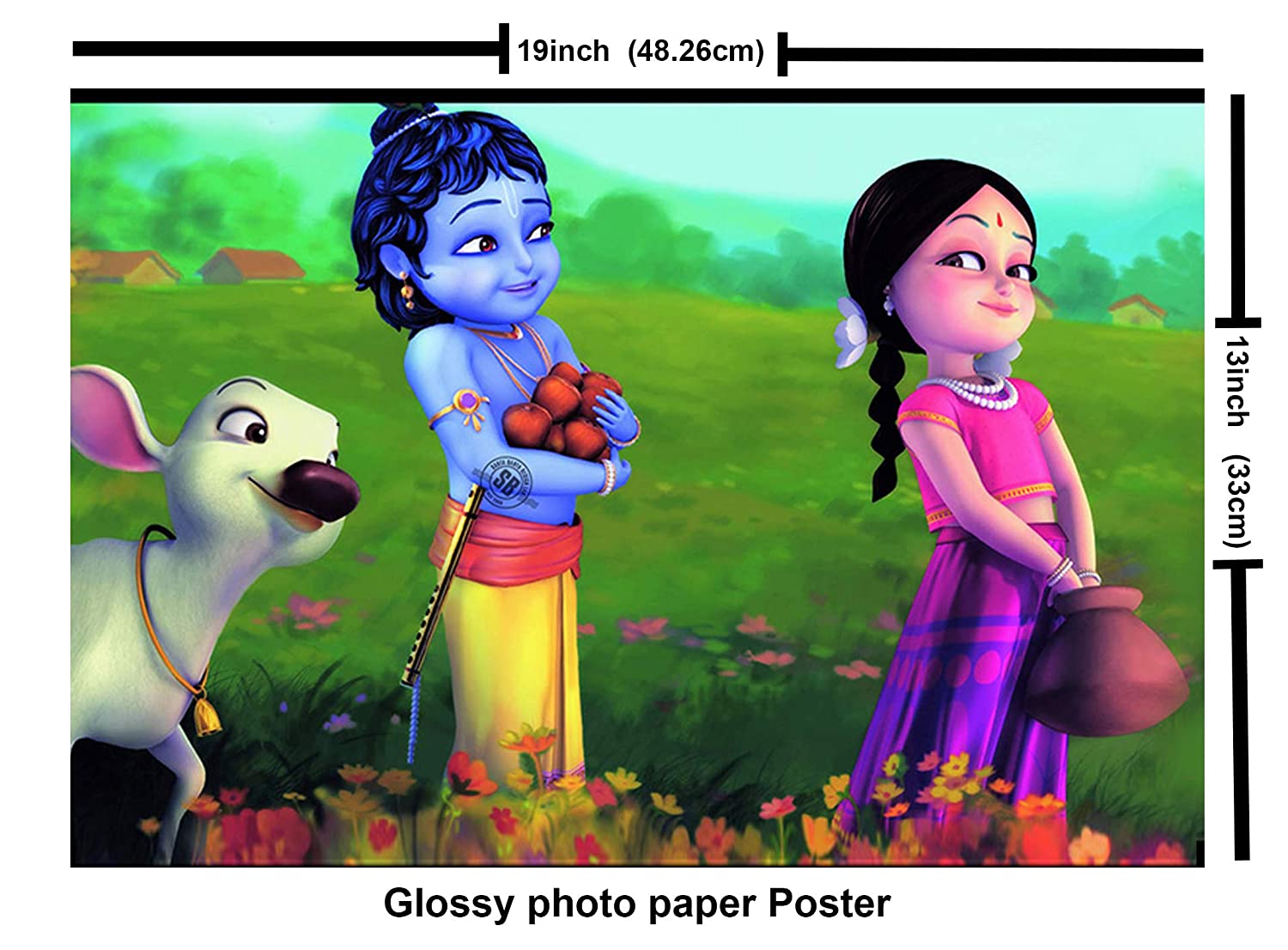 Animated Cute Little Krishna Images Wallpapers