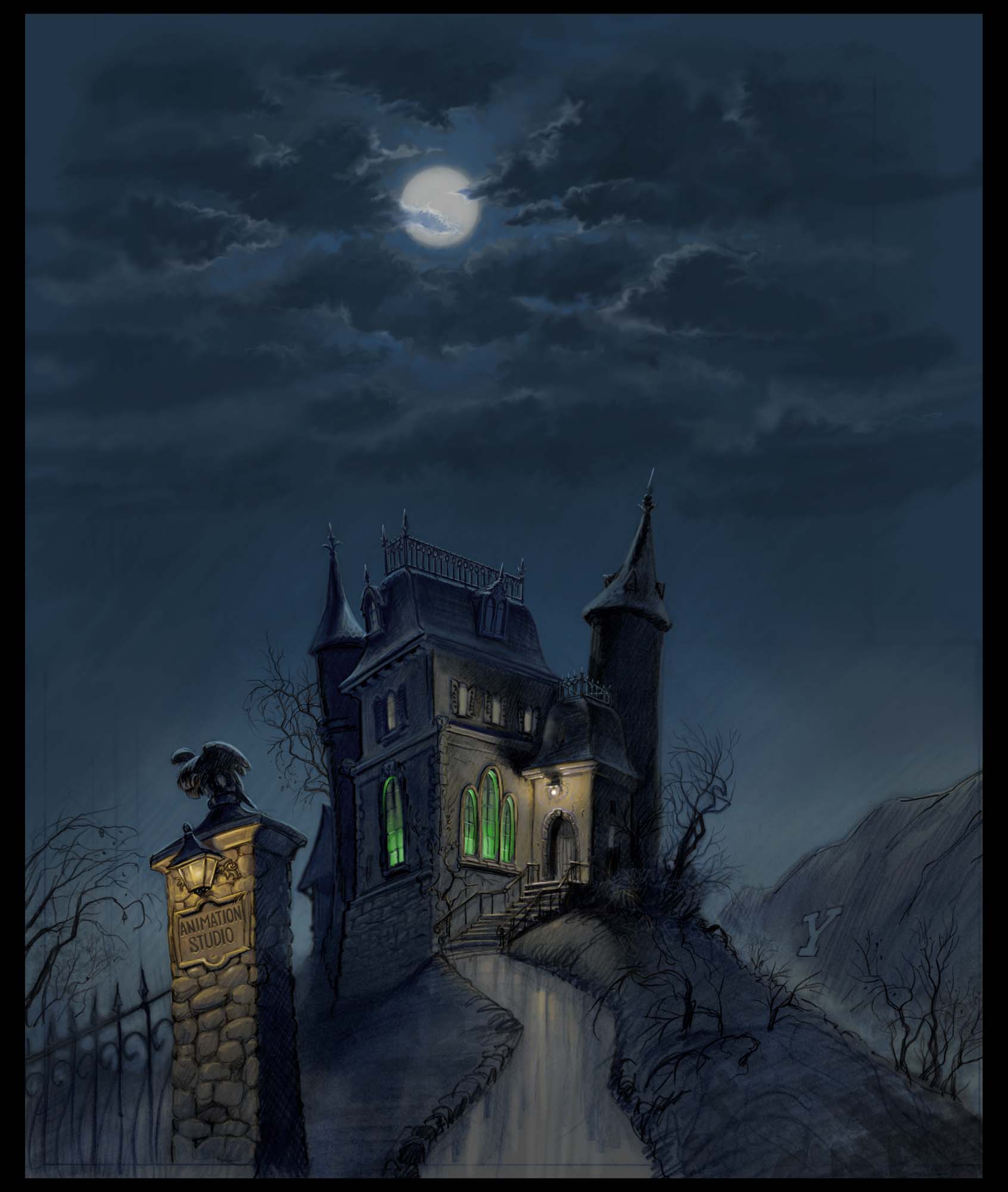 Animated Haunted House Wallpapers