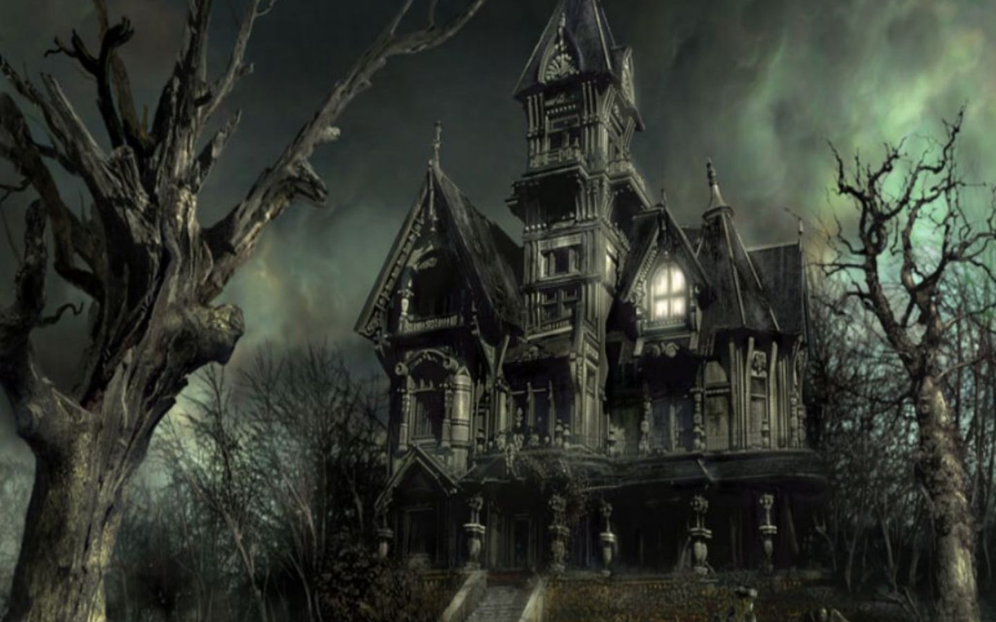 Animated Haunted House Wallpapers