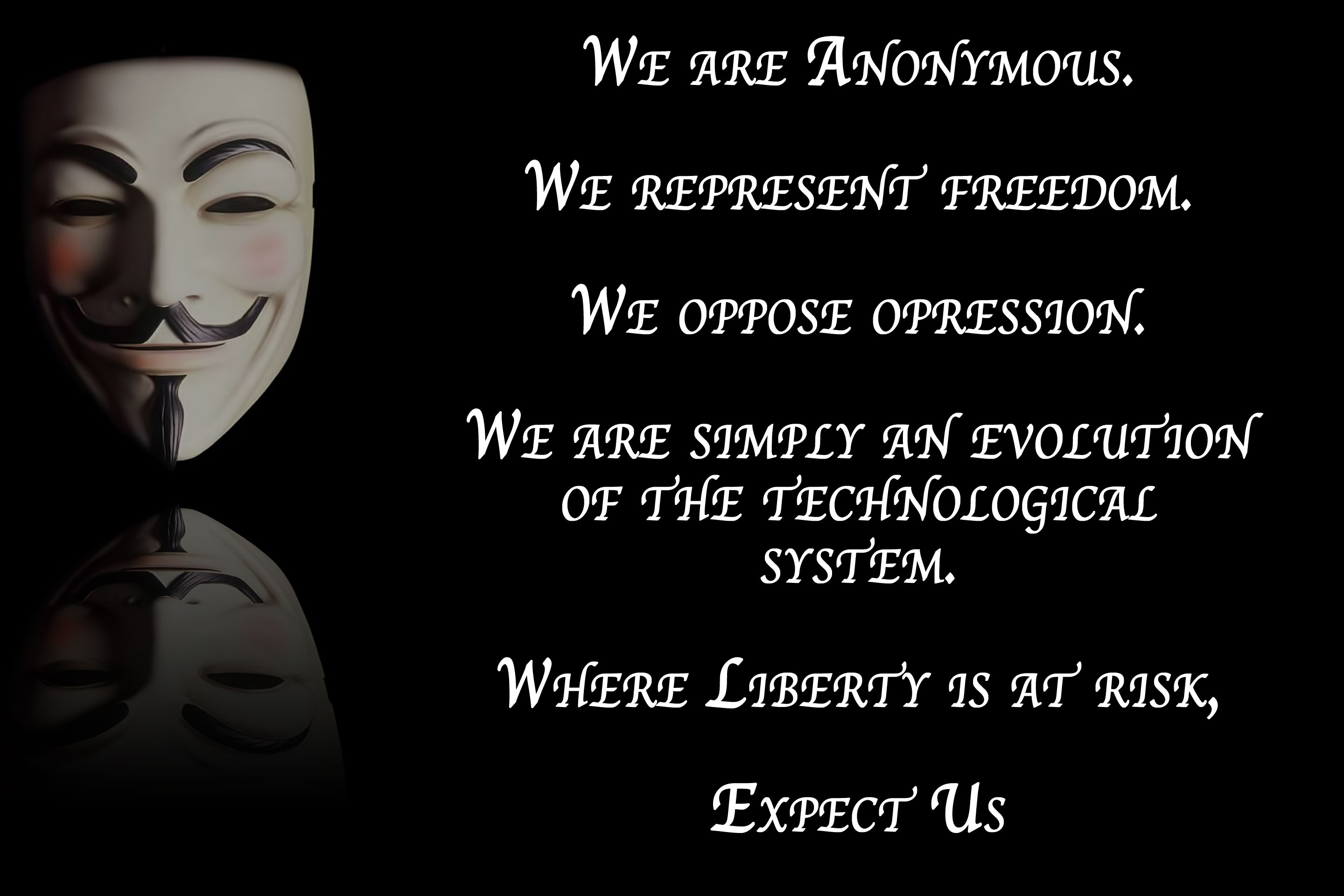 Anonymous Quote Wallpapers