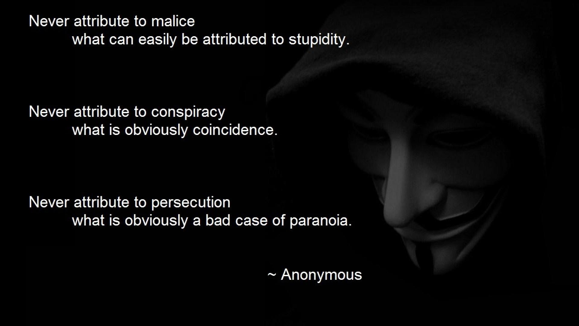 Anonymous Quote Wallpapers