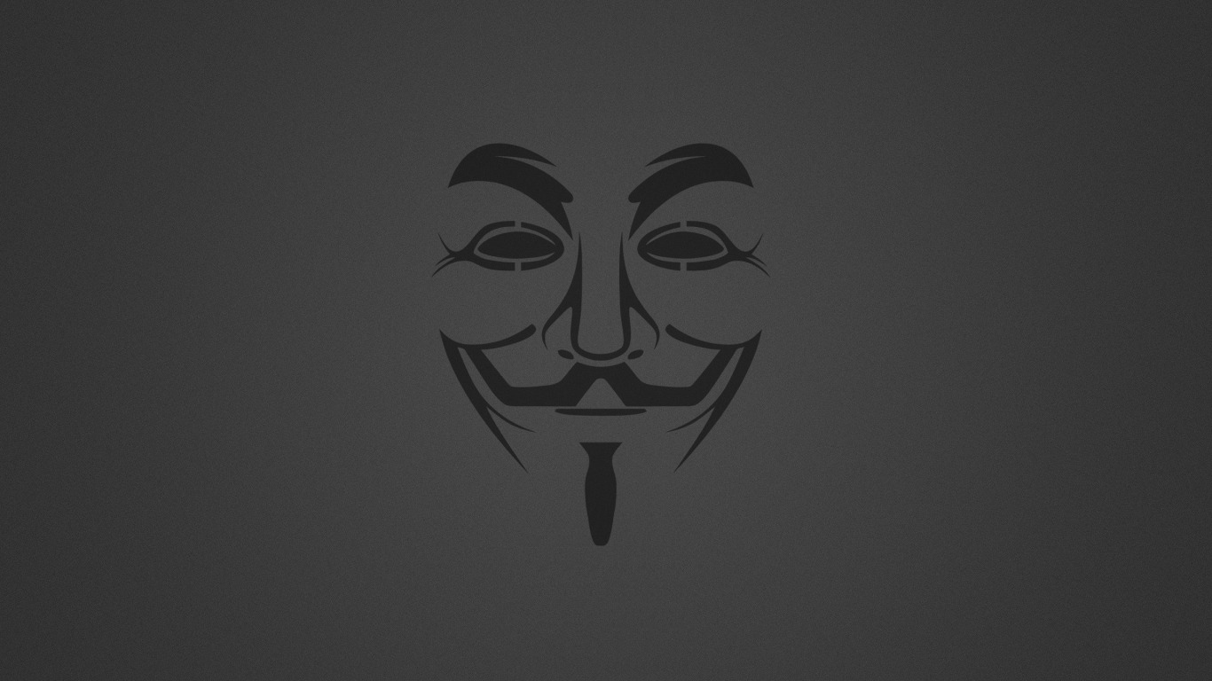 Anonymous 1366X768 Wallpapers