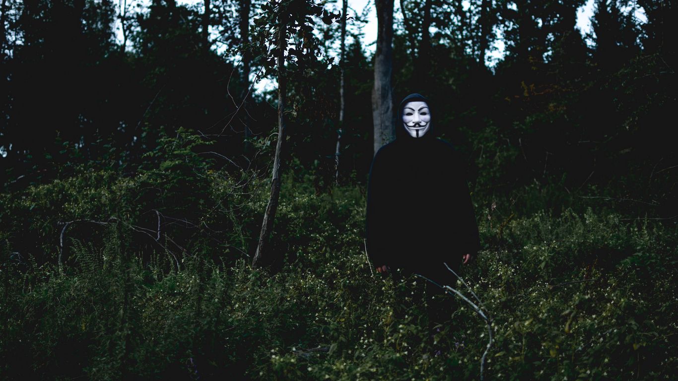 Anonymous 1366X768 Wallpapers